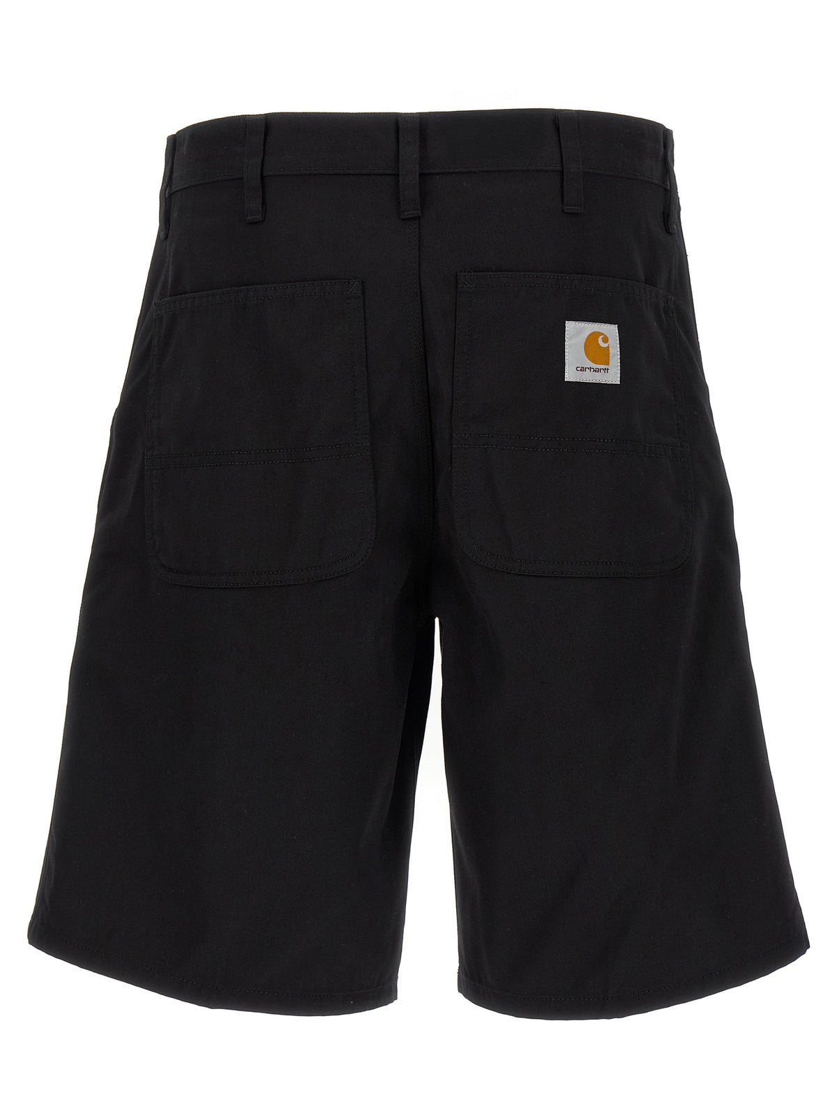 Carhartt Wip Black Polyester Bermuda Men's Shorts