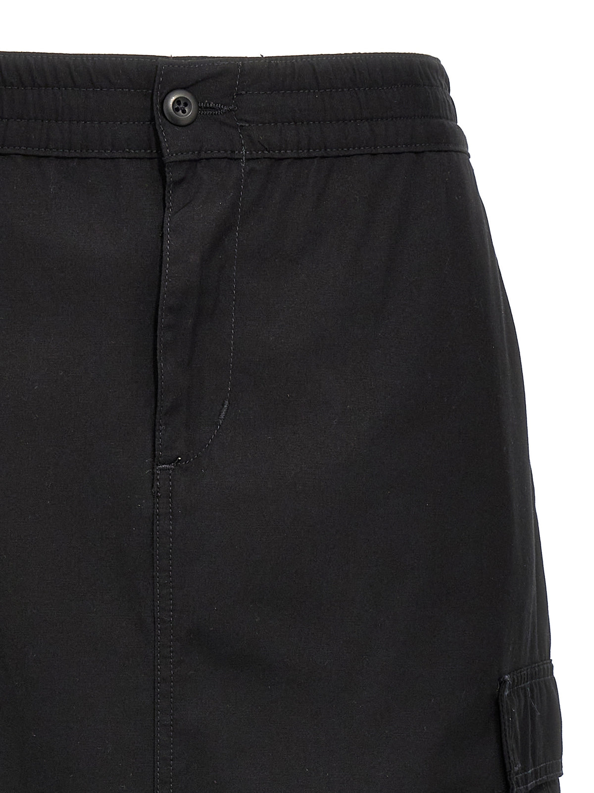 Carhartt Wip Black Cotton Midi Women's Skirt