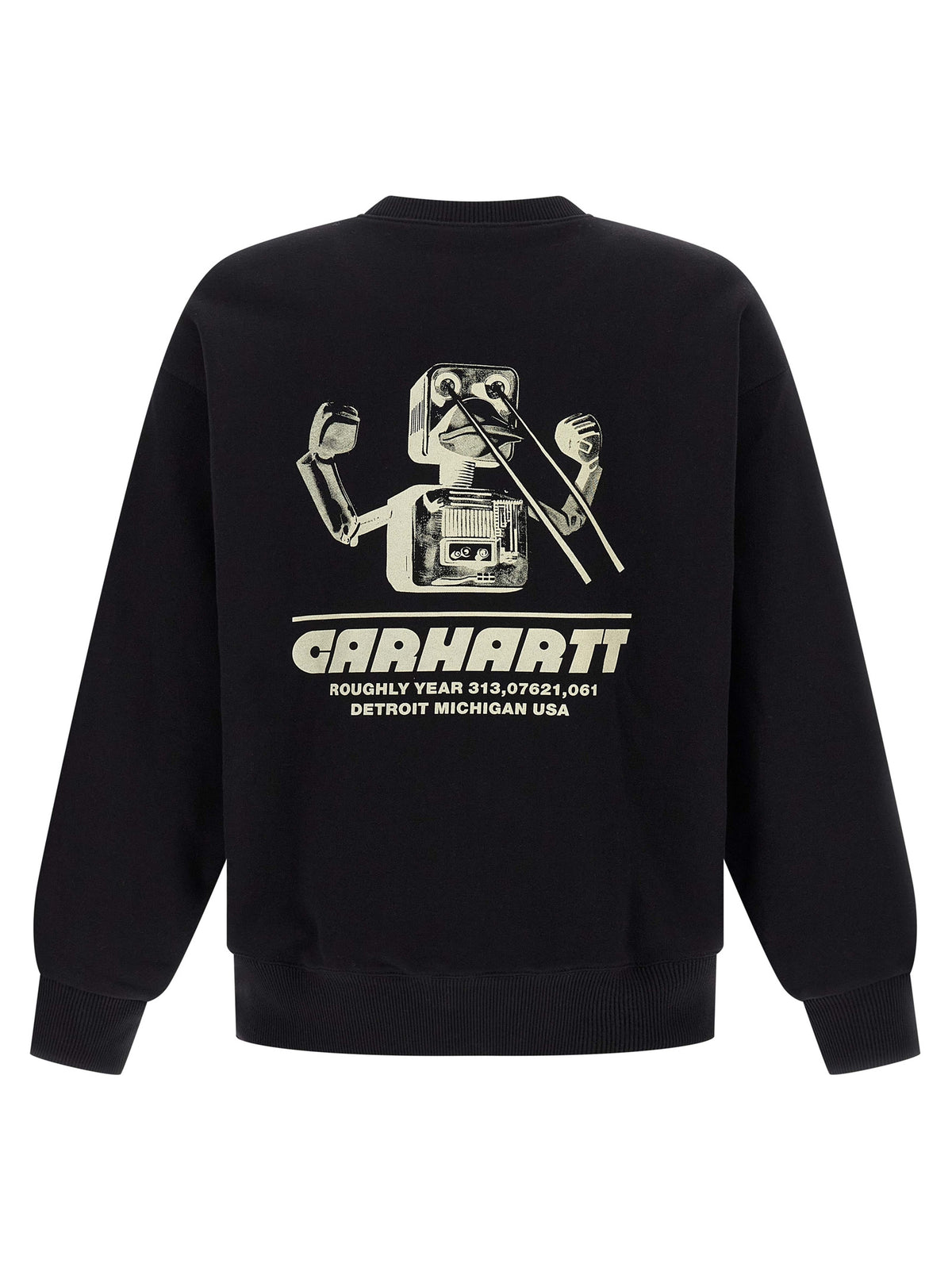 Carhartt Wip Black Cotton Men's Sweatshirt