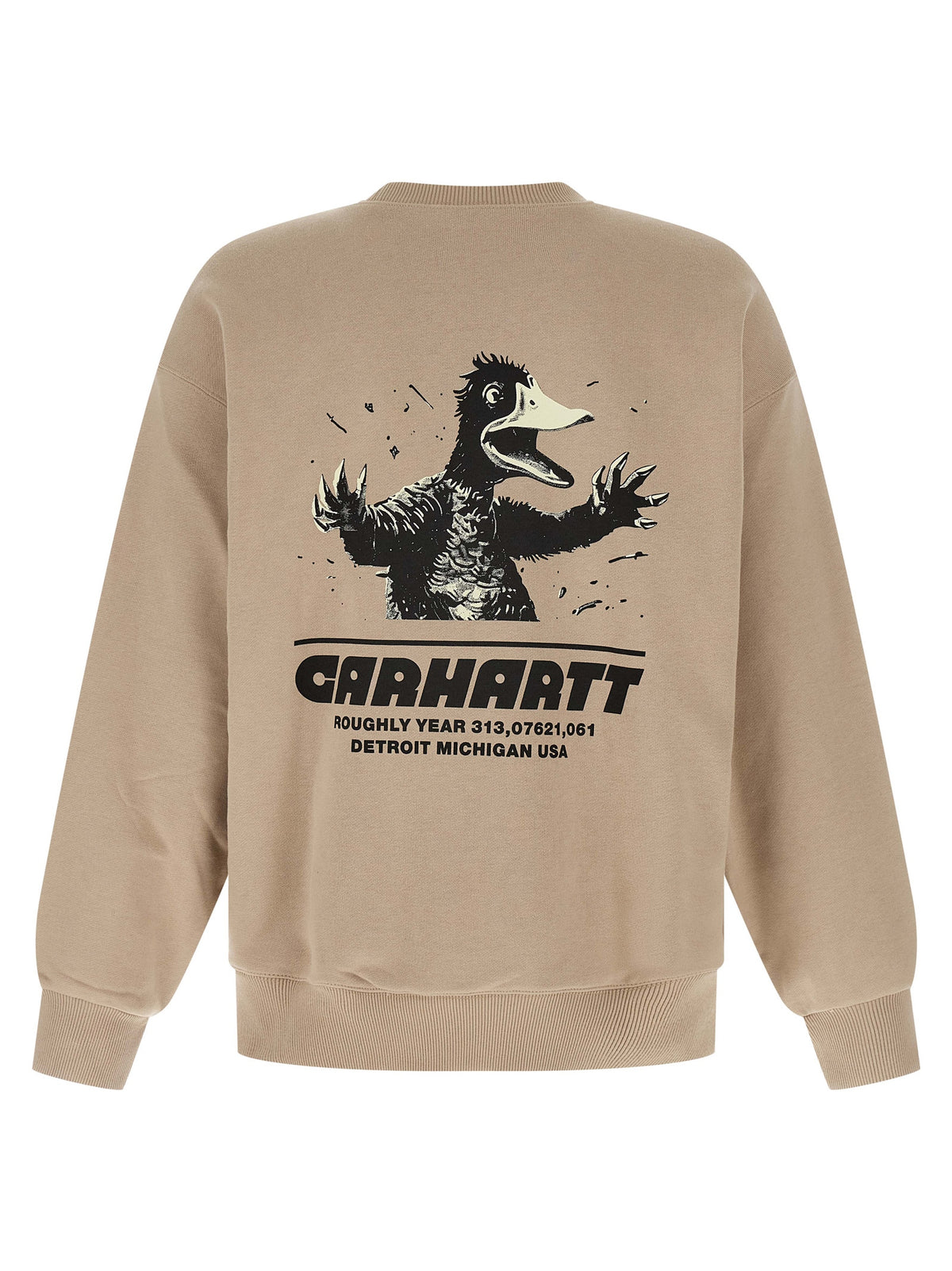 Carhartt Wip Beige Cotton Men's Sweatshirt