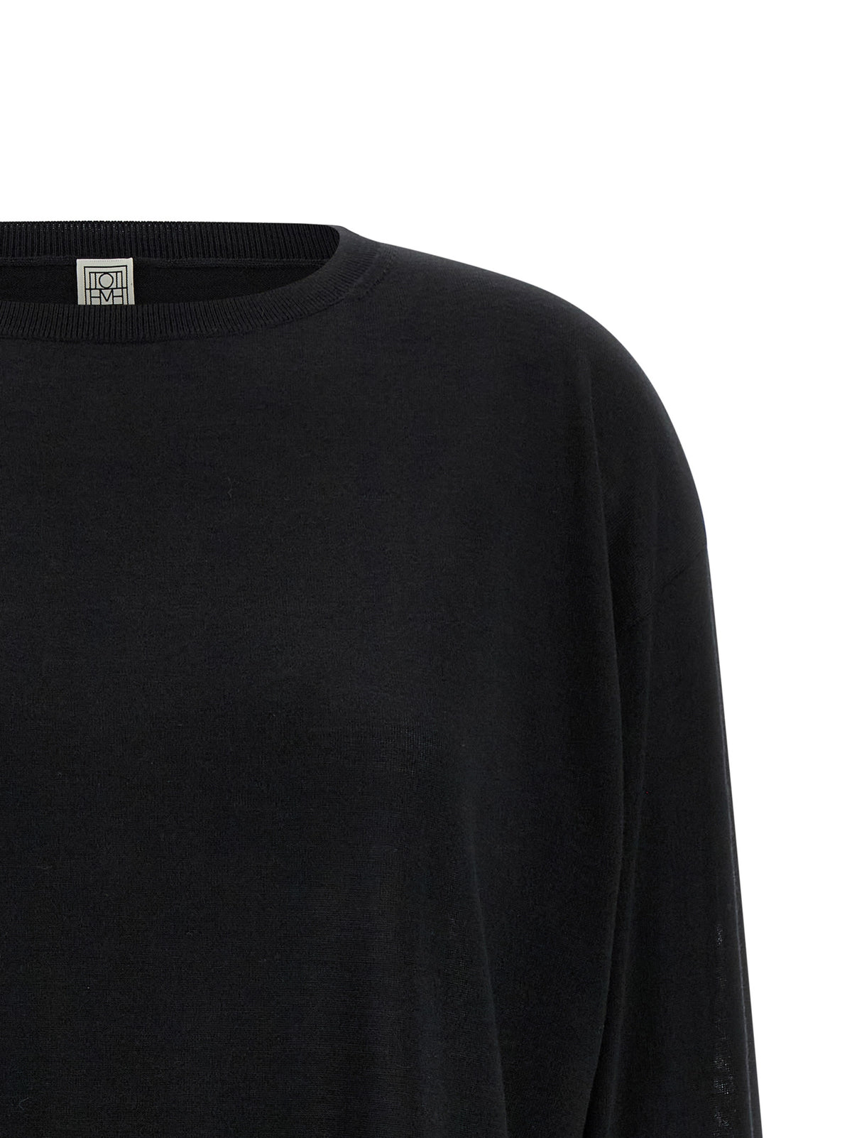 TOTEME Black Wool Women's Cardigan