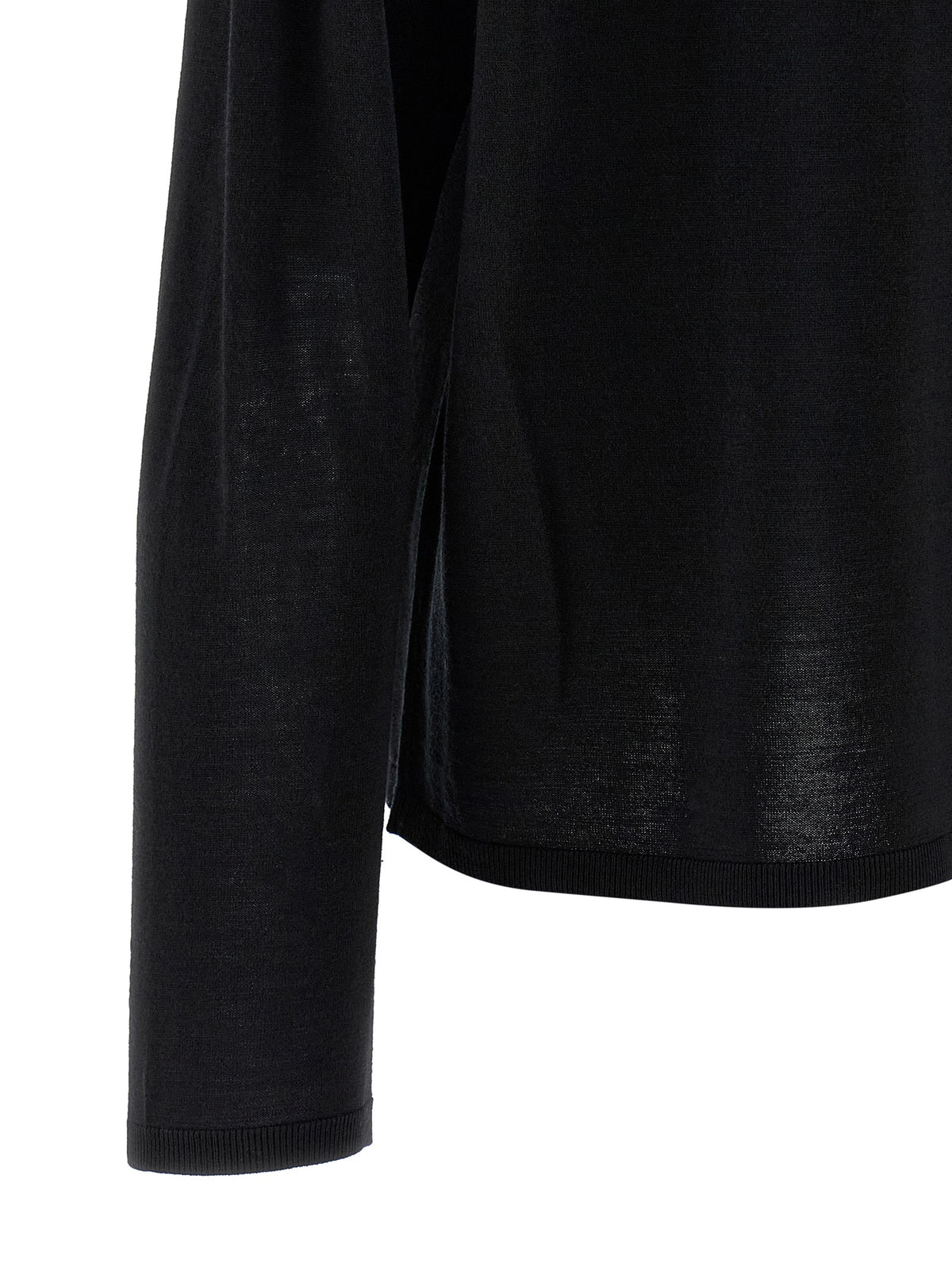 TOTEME Black Wool Women's Cardigan