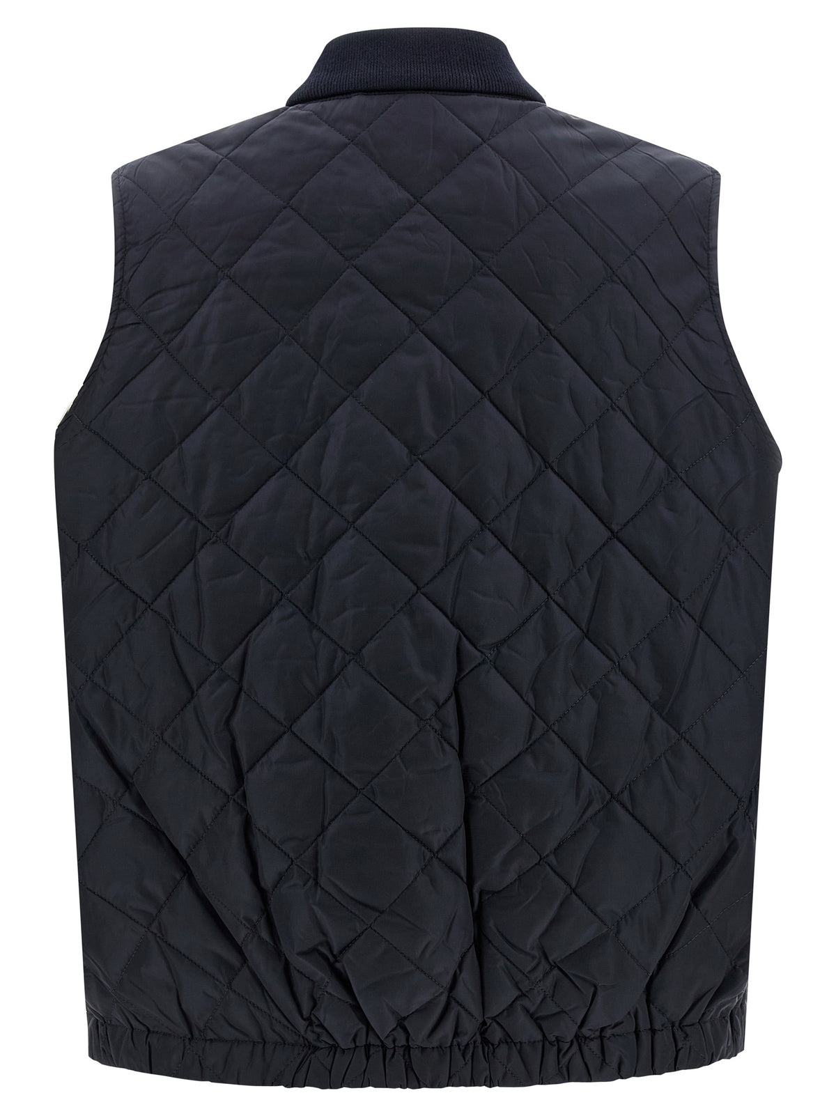 Prada Blue Recycled Polyamide Sleeveless Women's Jacket