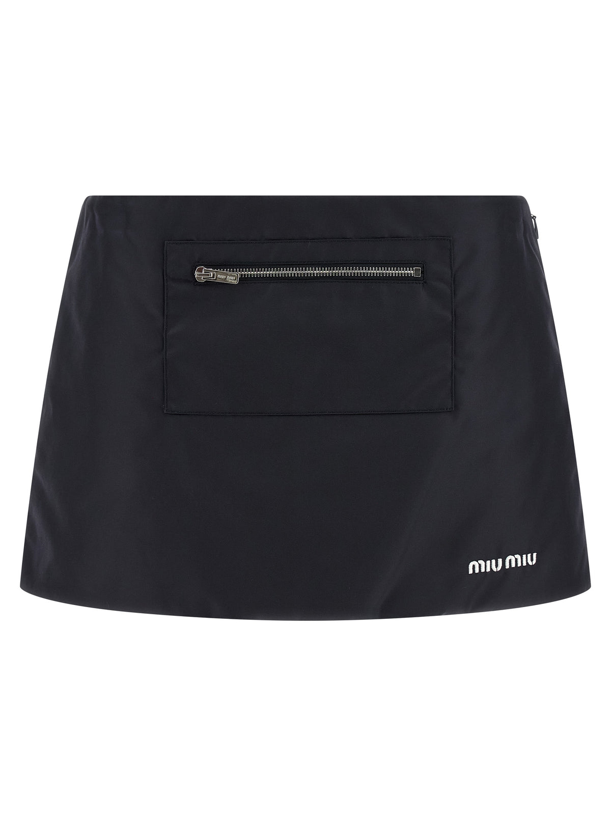 Miu Miu Blue Recycled Polyamide Long Women's Skirt