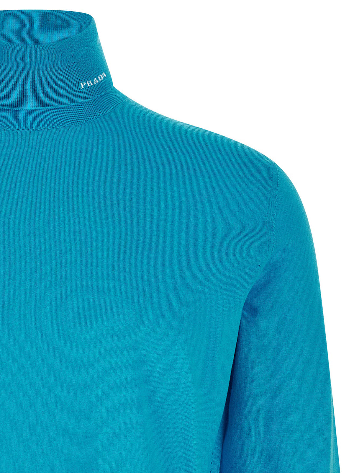 Prada Blue Cotton Men's Cardigan