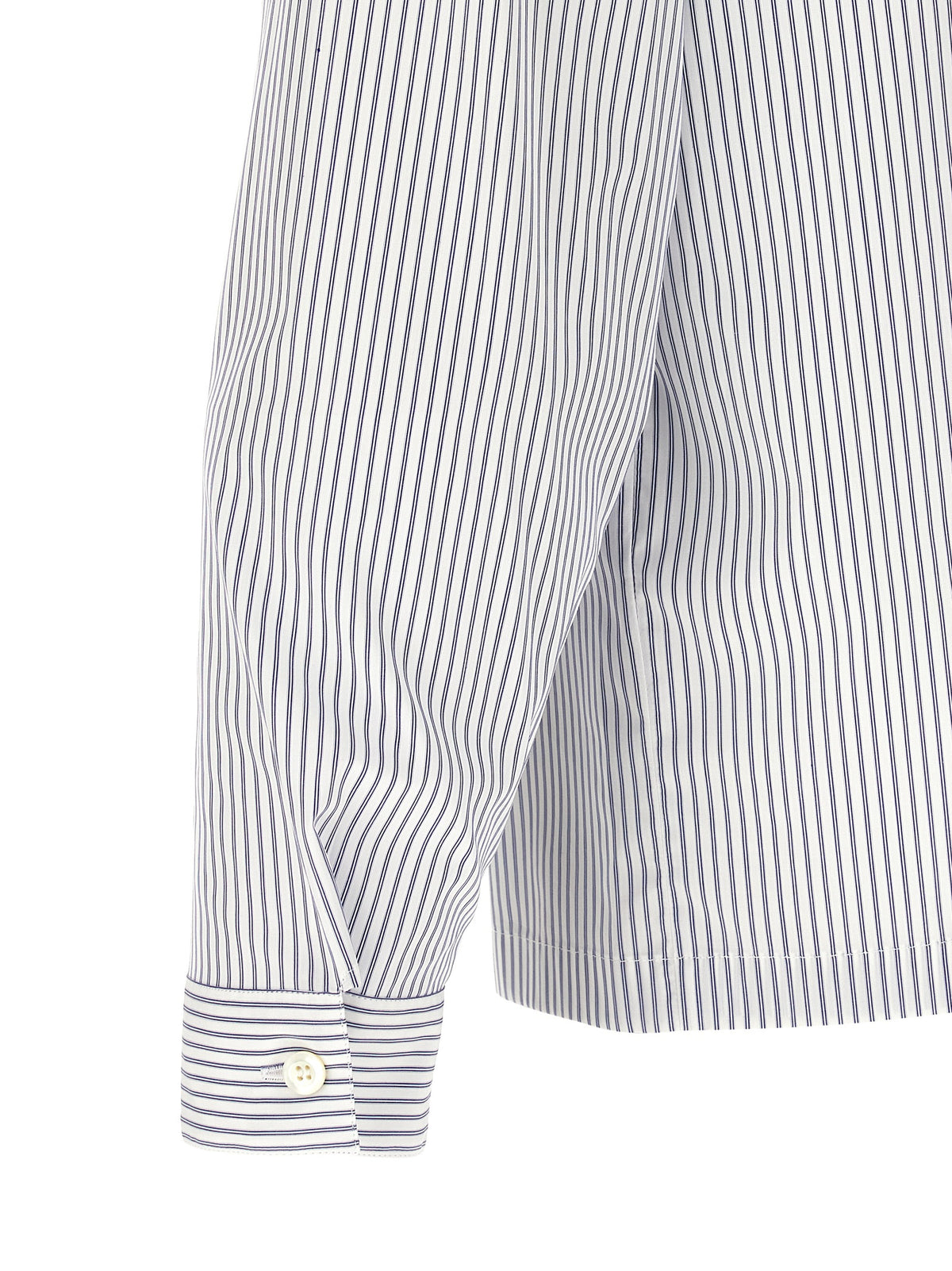 Prada Blue Cotton Men's Blouse