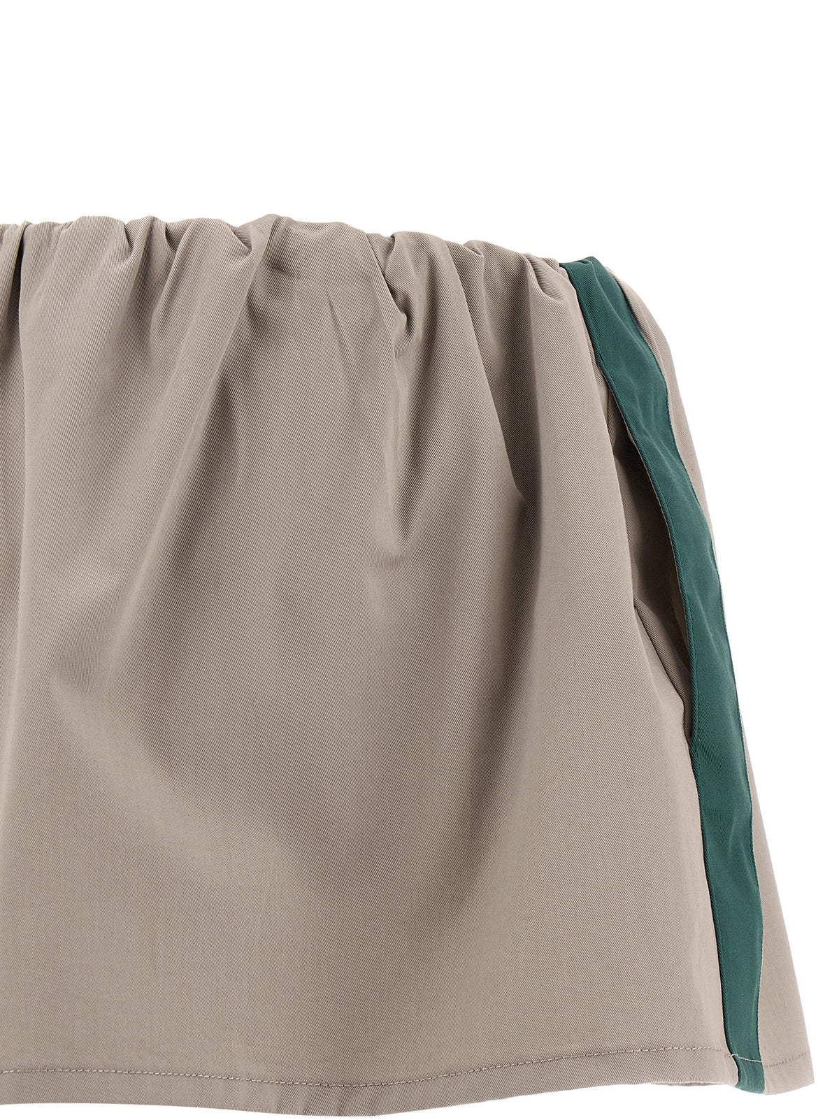 Miu Miu Gray Cotton Long Women's Skirt