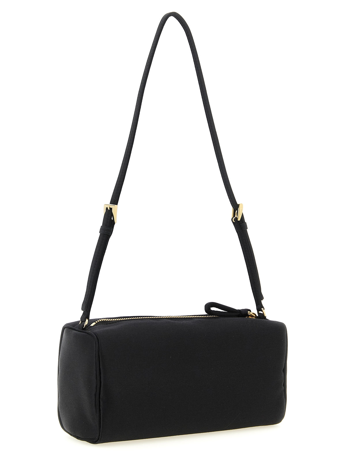 Prada Black Viscose Shoulder Women's Bag