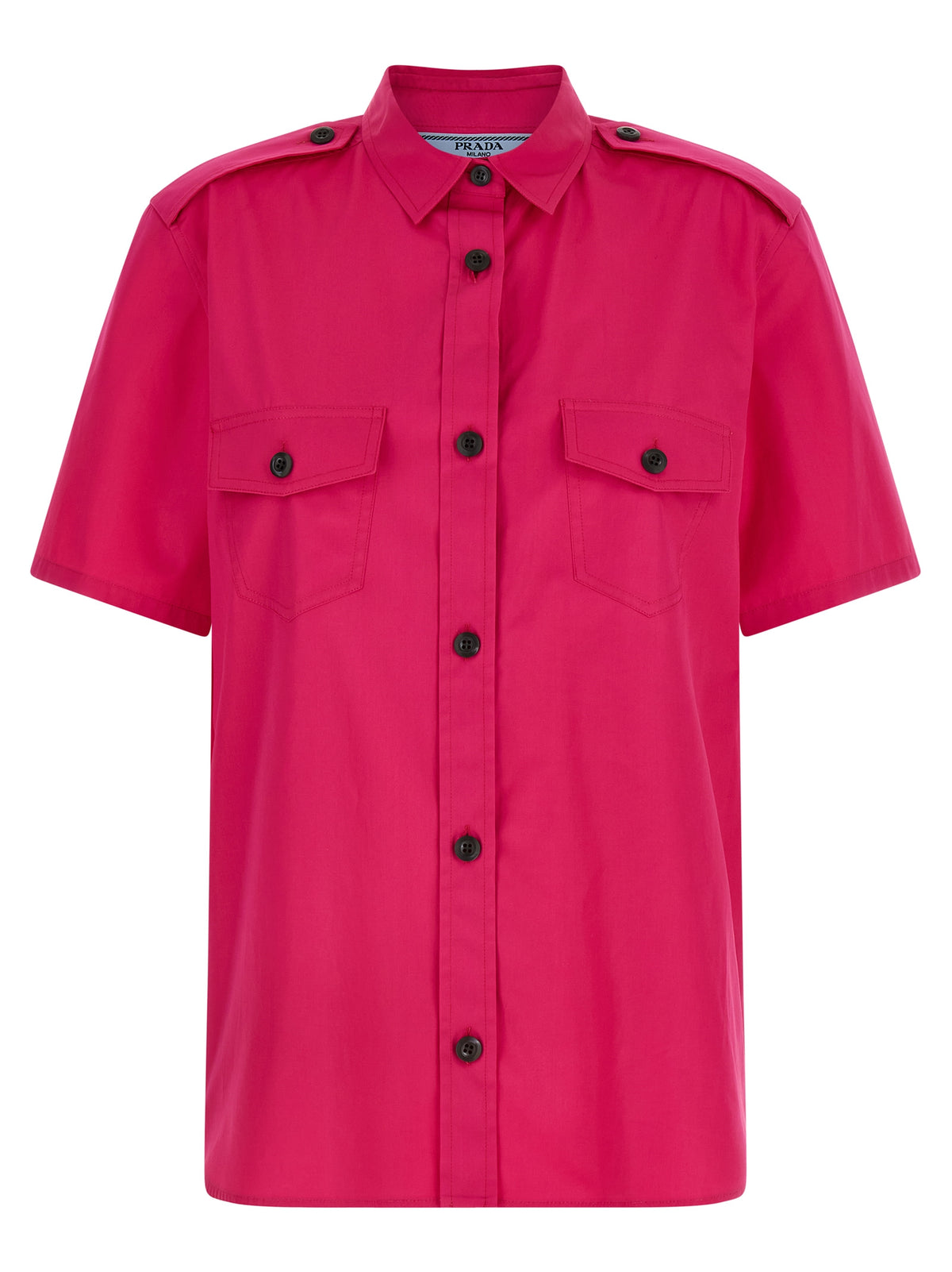 Prada Fuchsia Cotton Women's Blouse