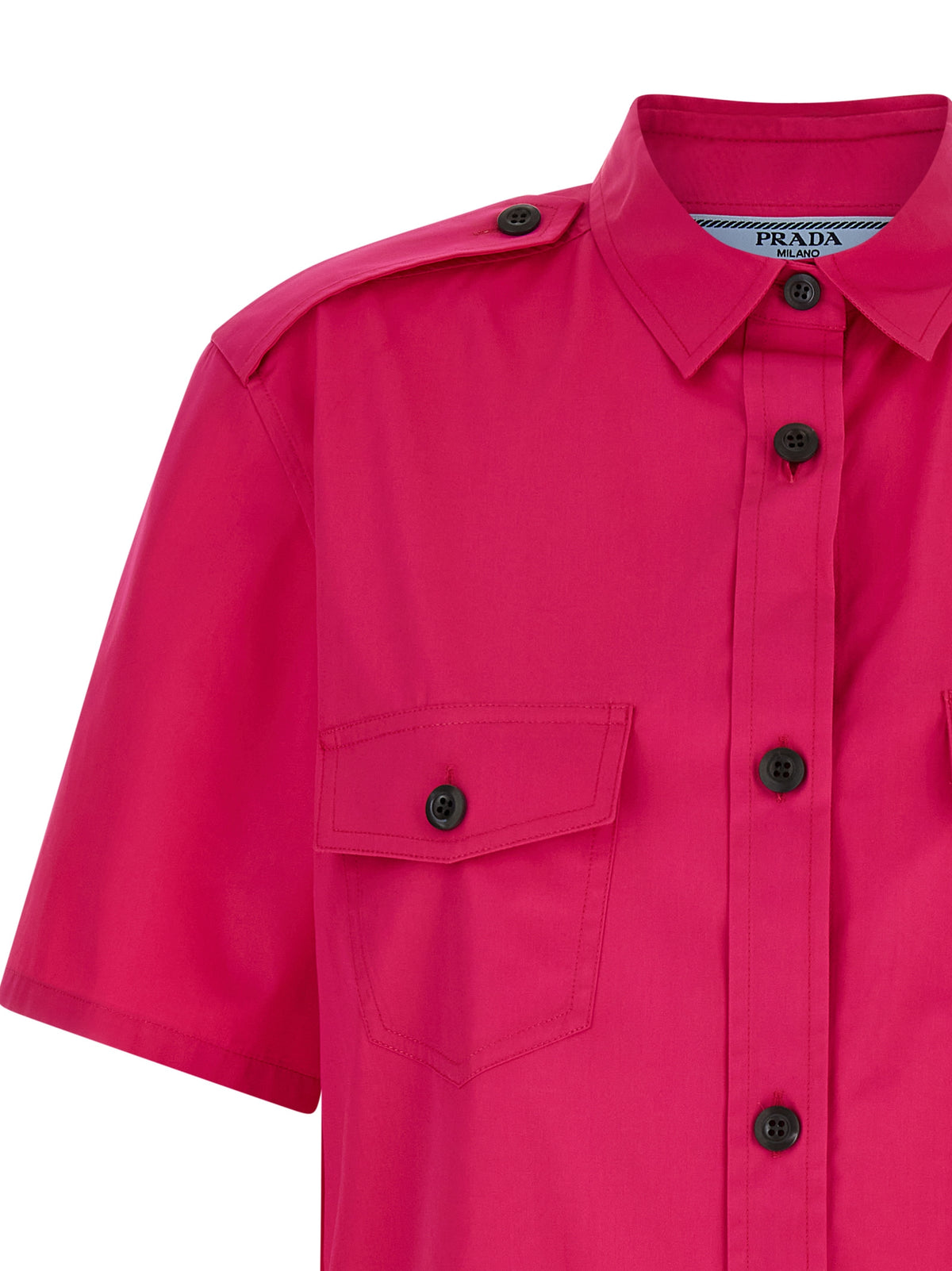 Prada Fuchsia Cotton Women's Blouse