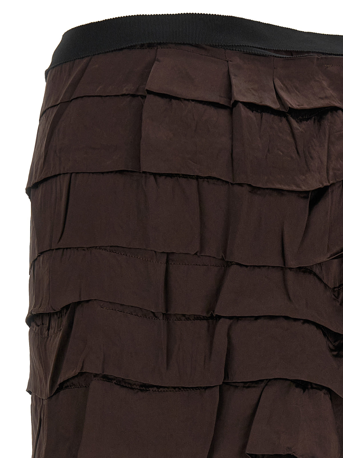 Prada Multicolor Silk Midi Women's Skirt