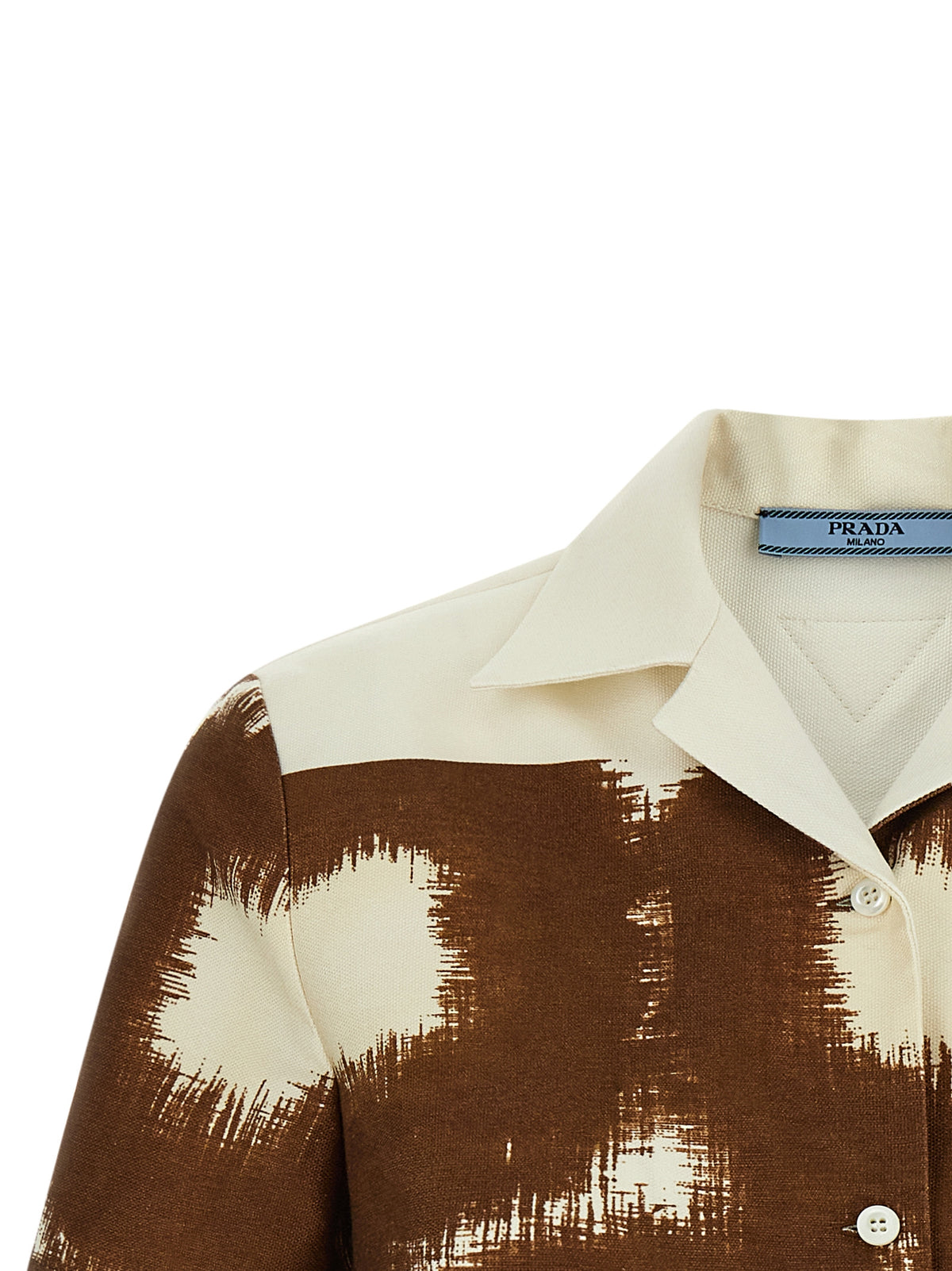 Prada Brown Cotton Women's Blouse