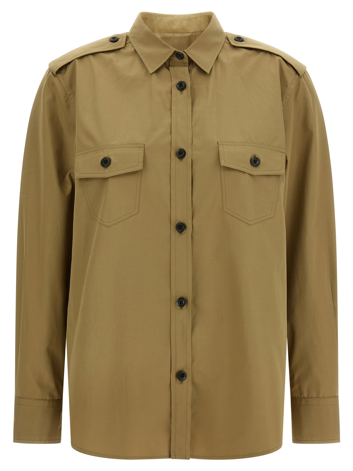 Prada Brown Cotton Women's Blouse