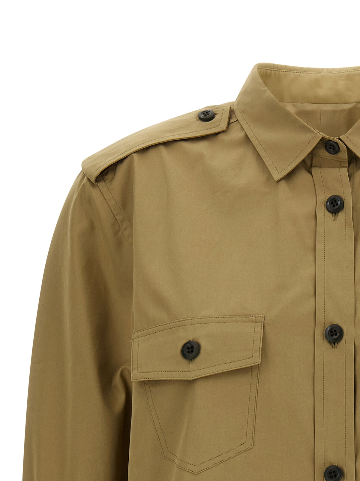 Prada Brown Cotton Women's Blouse