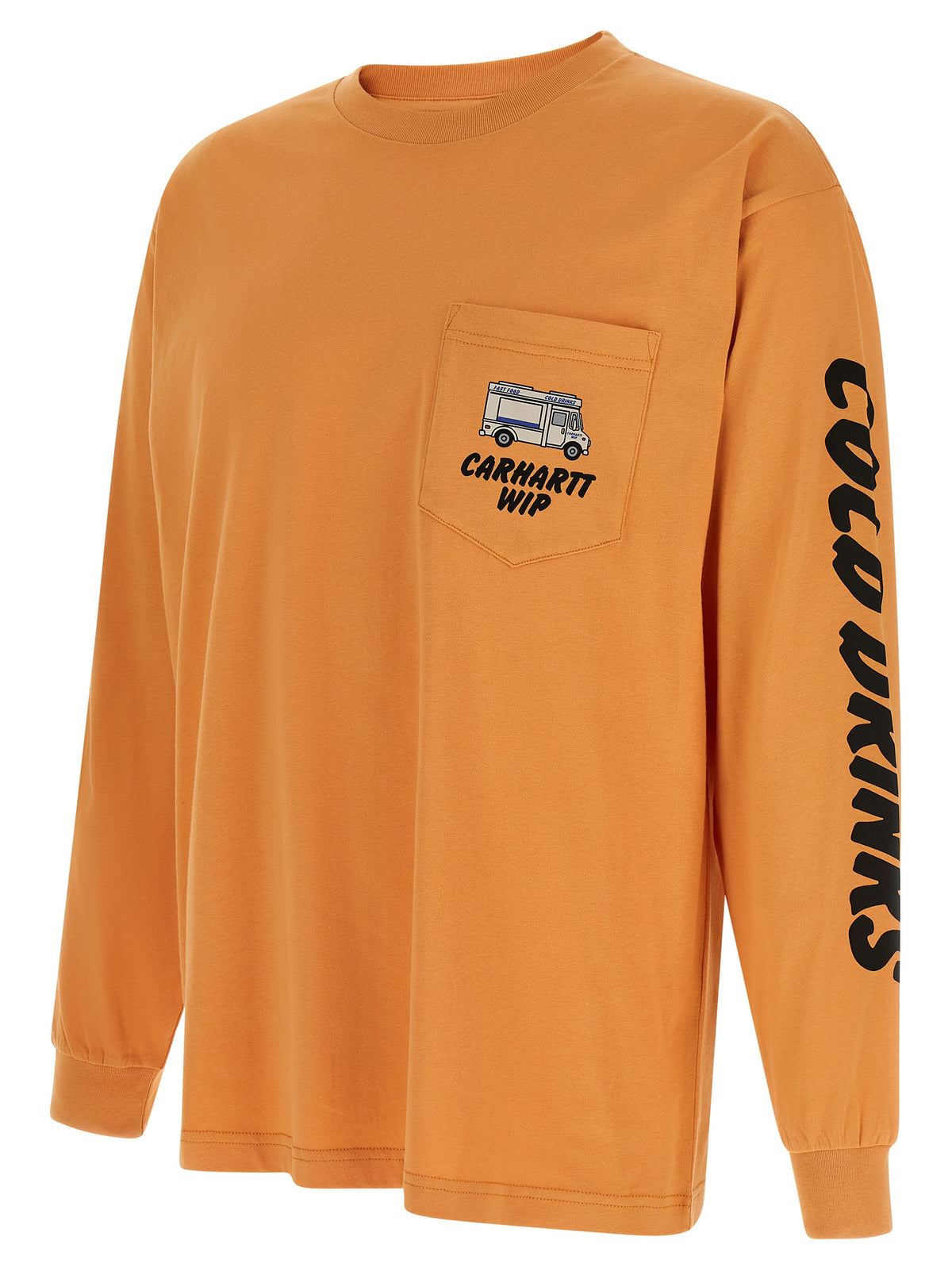 Carhartt Wip Orange Cotton Men's T-Shirt