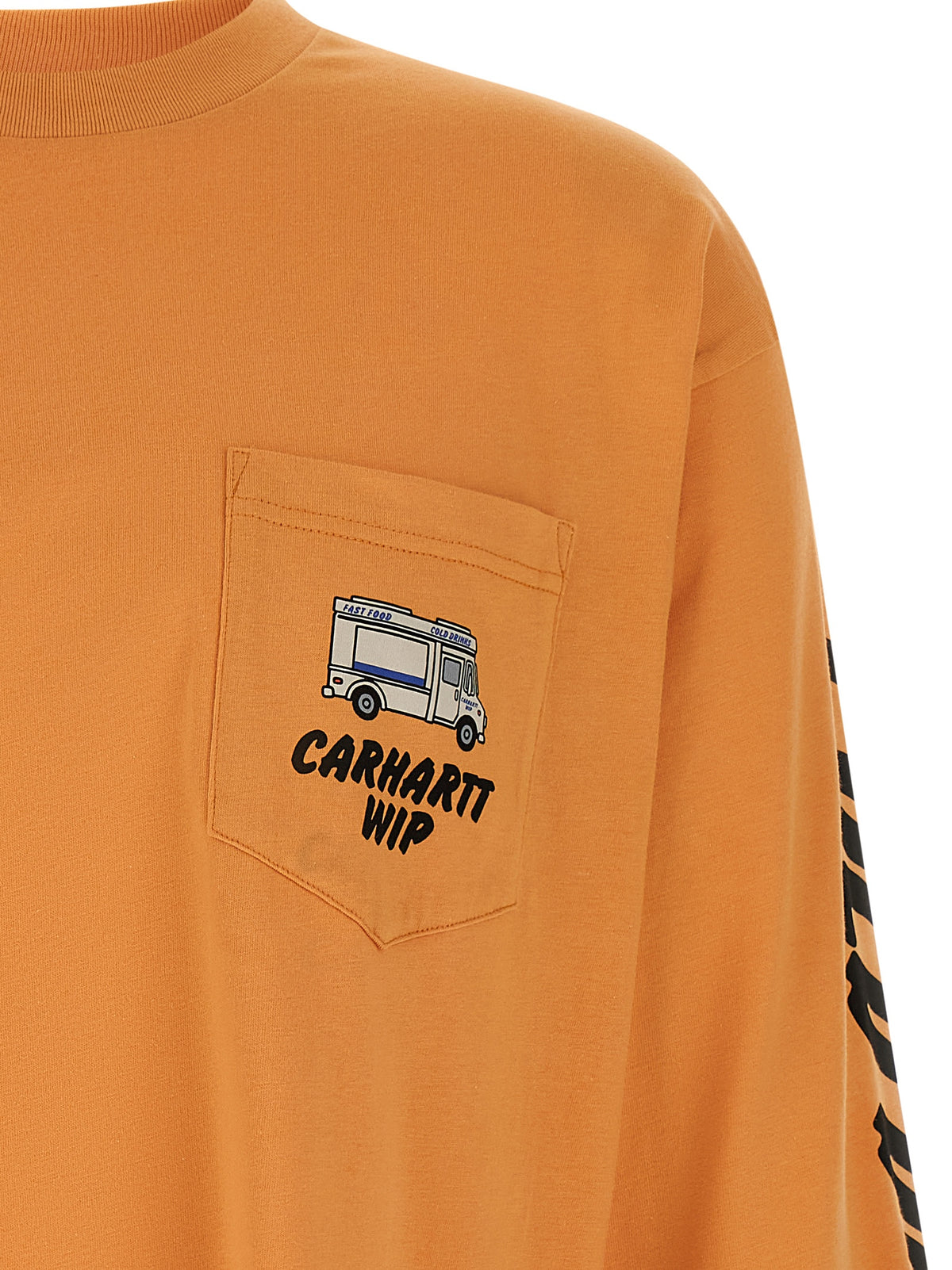 Carhartt Wip Orange Cotton Men's T-Shirt