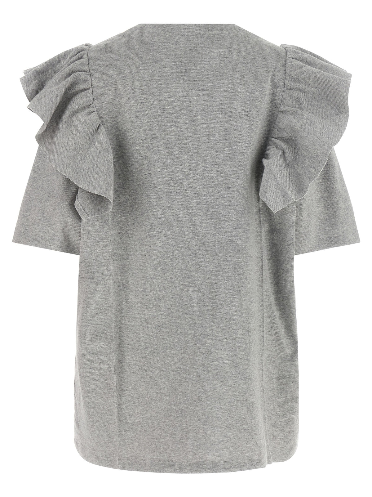 Miu Miu Gray Cotton Short Women's Dress