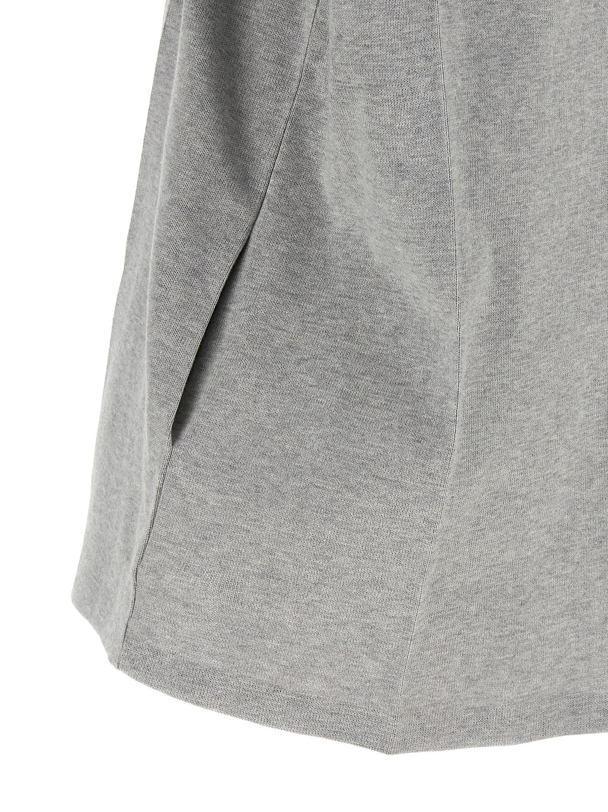 Miu Miu Gray Cotton Short Women's Dress