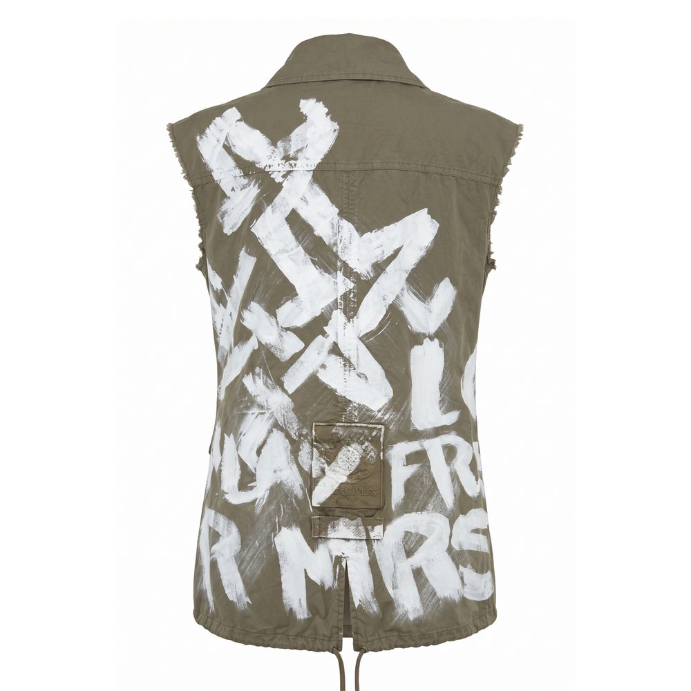 Mr&Mrs Italy Green Cotton Women Women's Jacket