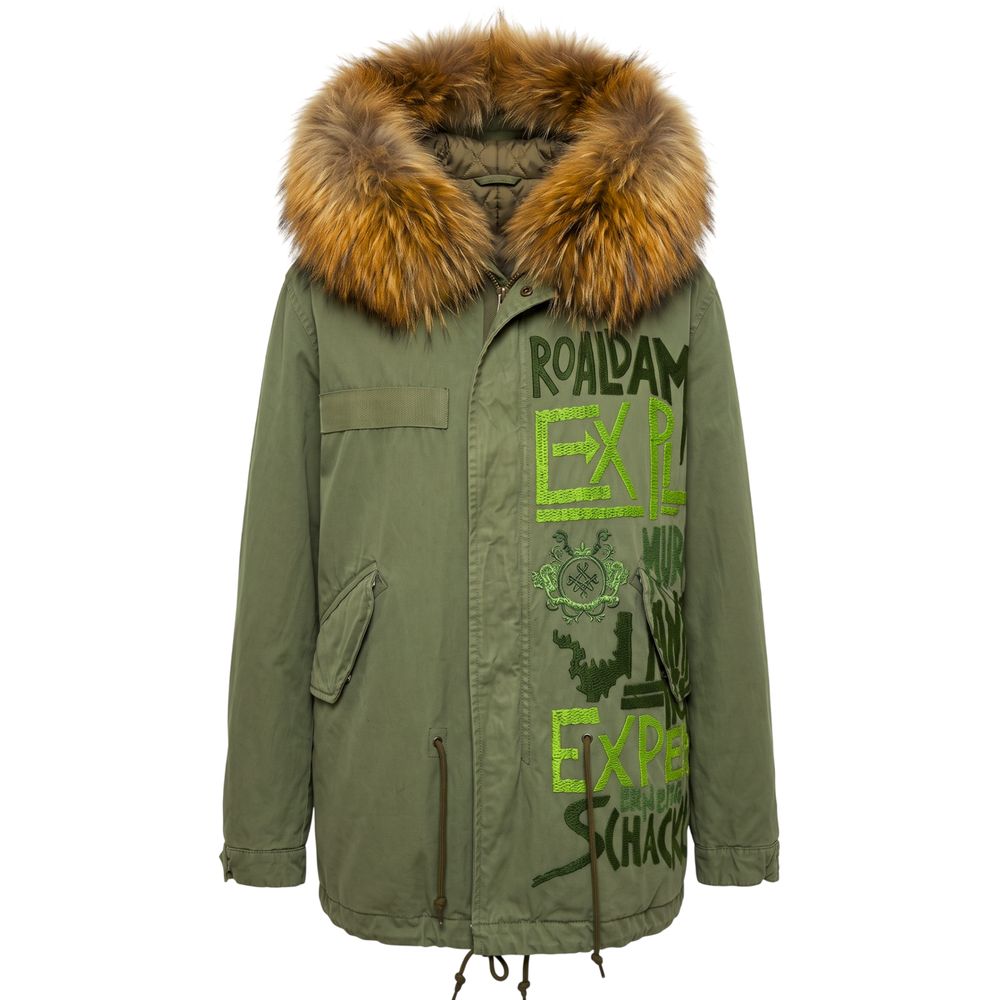 Mr&Mrs Italy Green Cotton Women's Women's Jacket