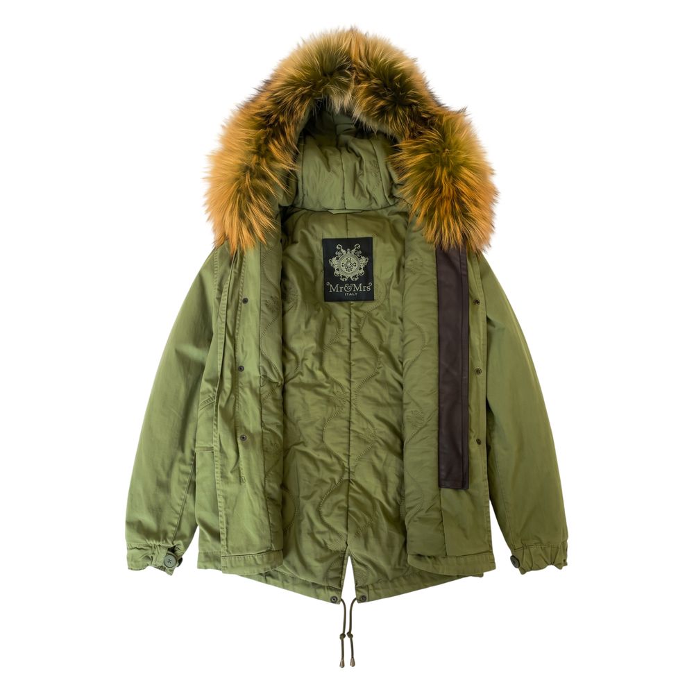 Mr&Mrs Italy Green Cotton Women's Women's Jacket