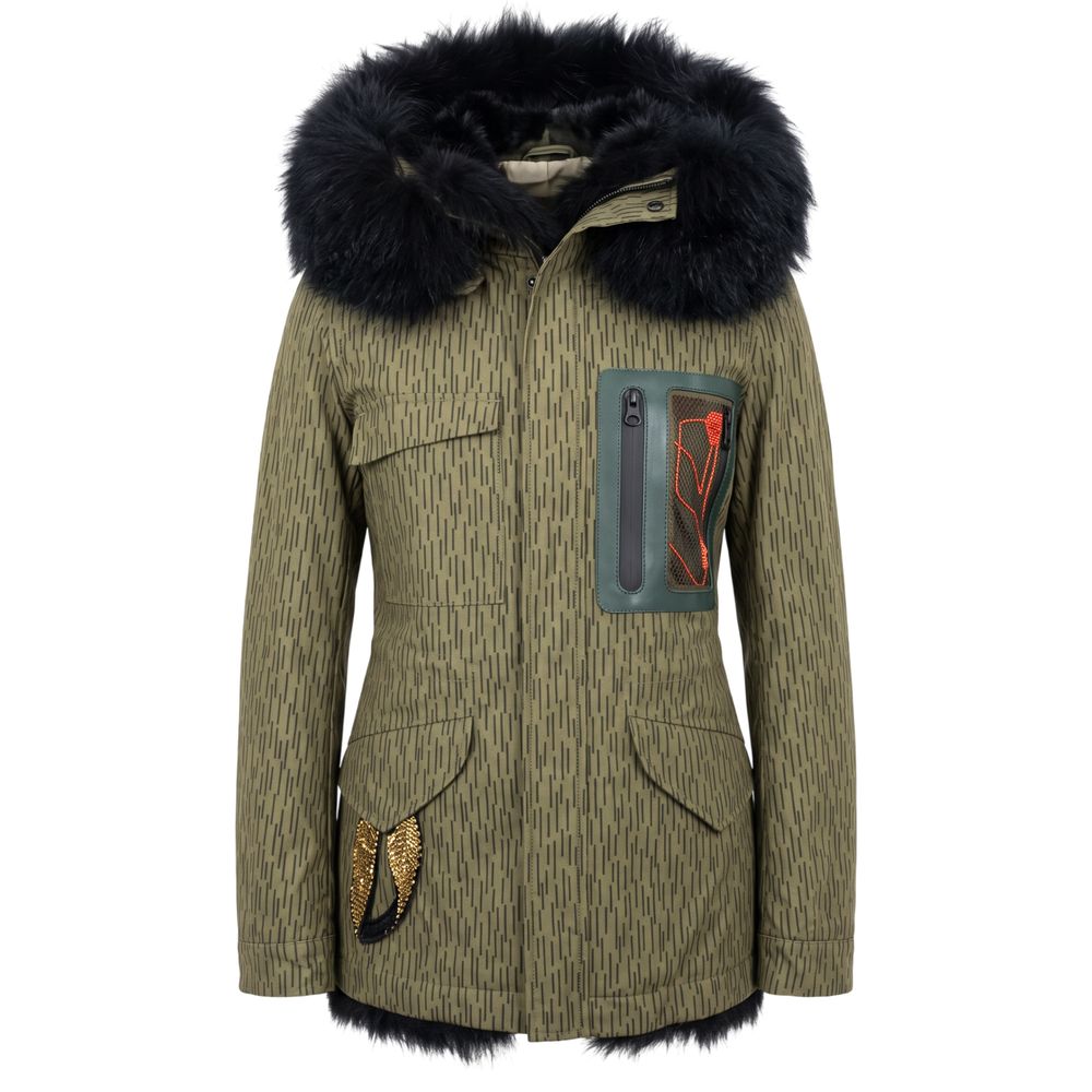 Mr&Mrs Italy Green Cotton Women's Women's Jacket