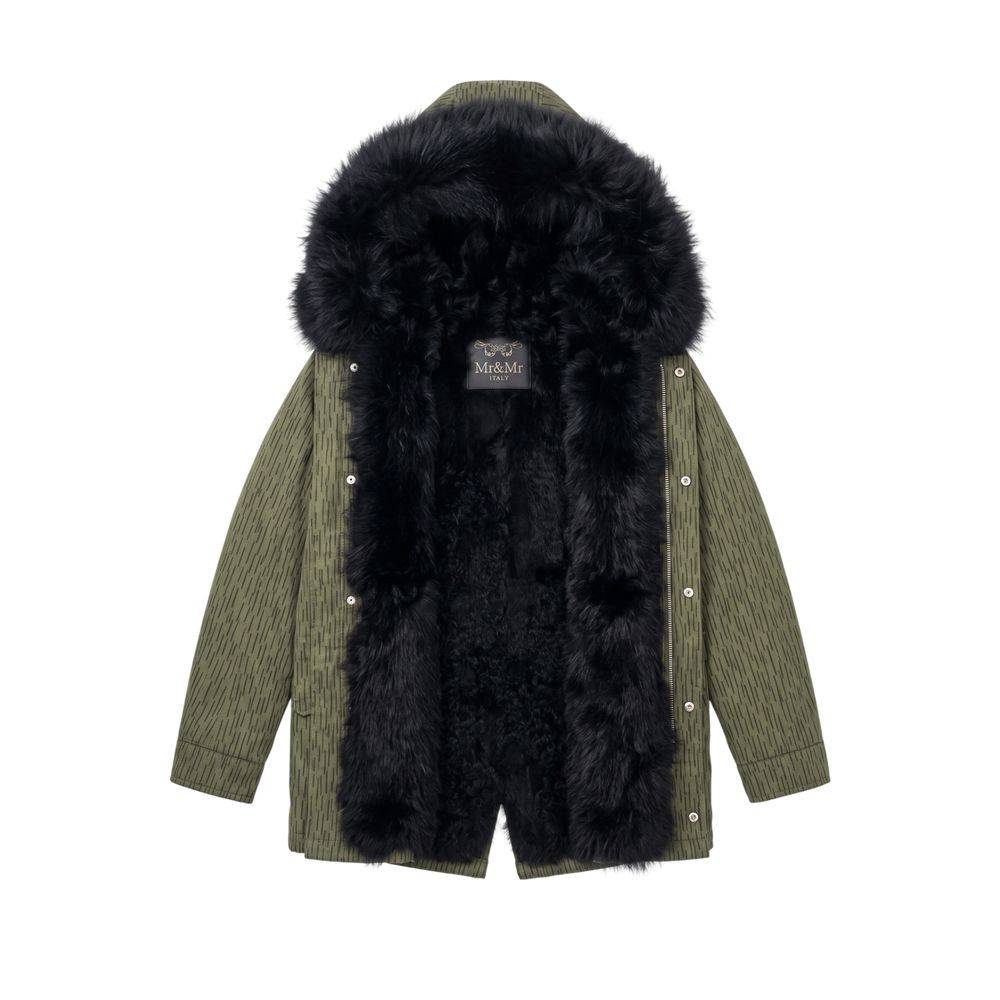 Mr&Mrs Italy Green Cotton Women's Women's Jacket