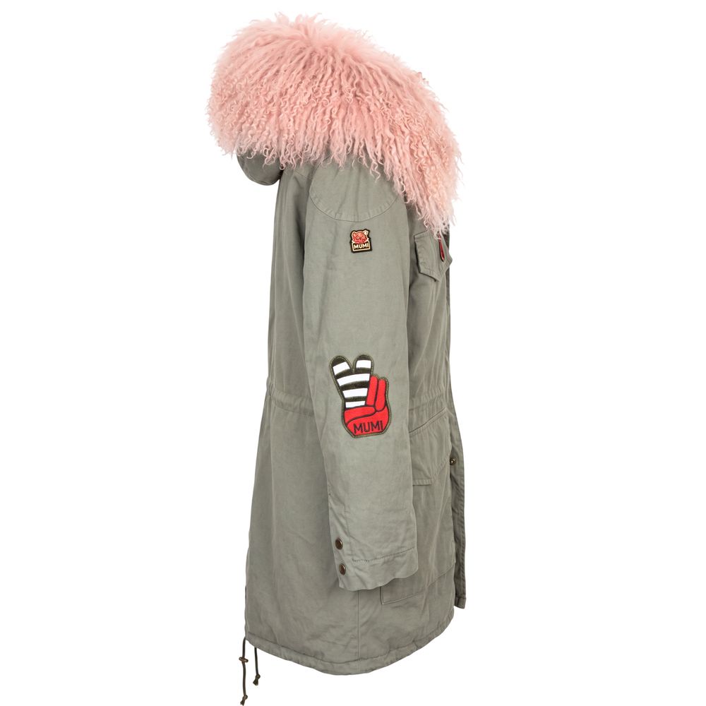 Mr&Mrs Italy Pink Cotton Women's Women's Jacket