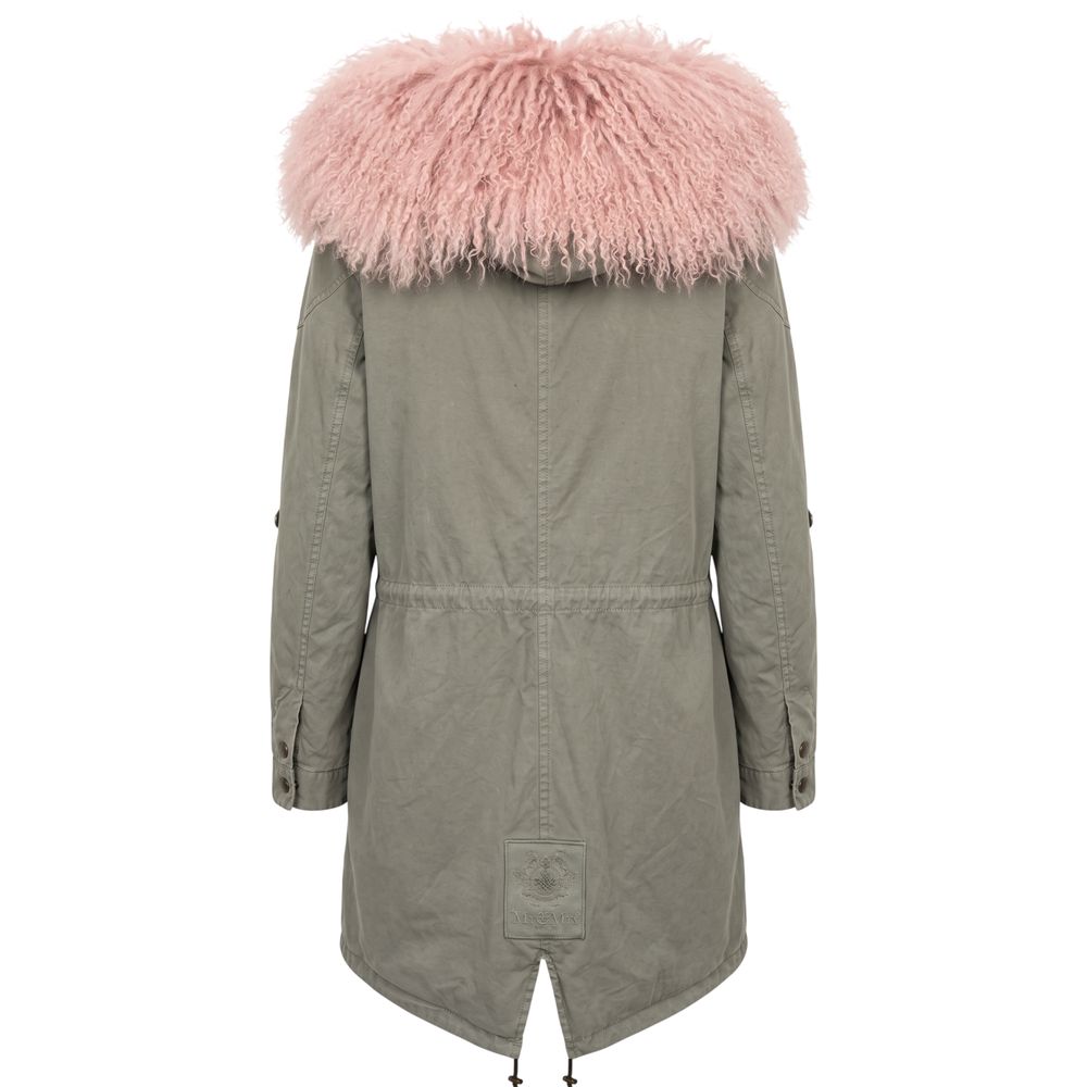 Mr&Mrs Italy Pink Cotton Women's Women's Jacket