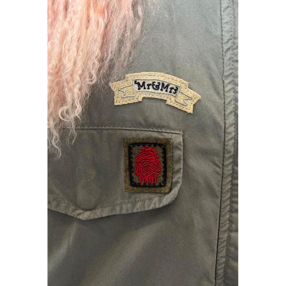 Mr&Mrs Italy Pink Cotton Women's Women's Jacket