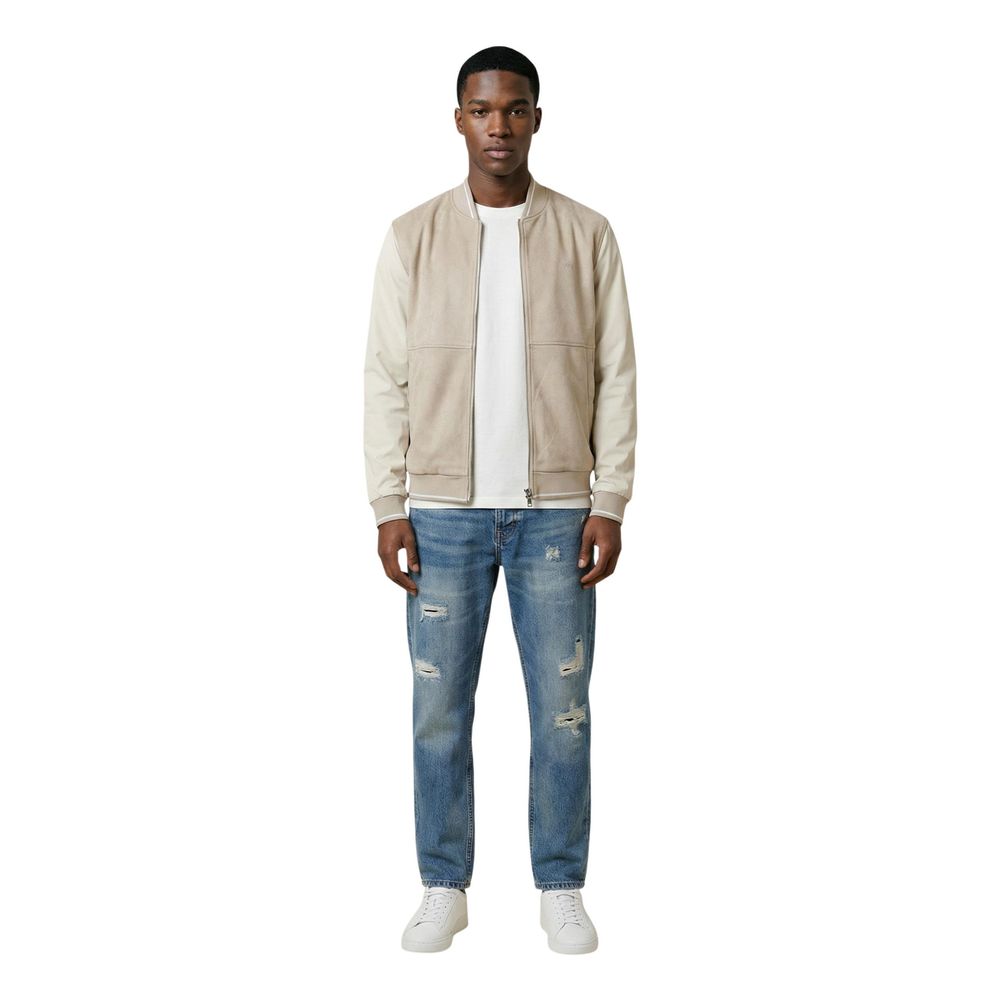 Antony Morato Beige Polyester Men's Bomber