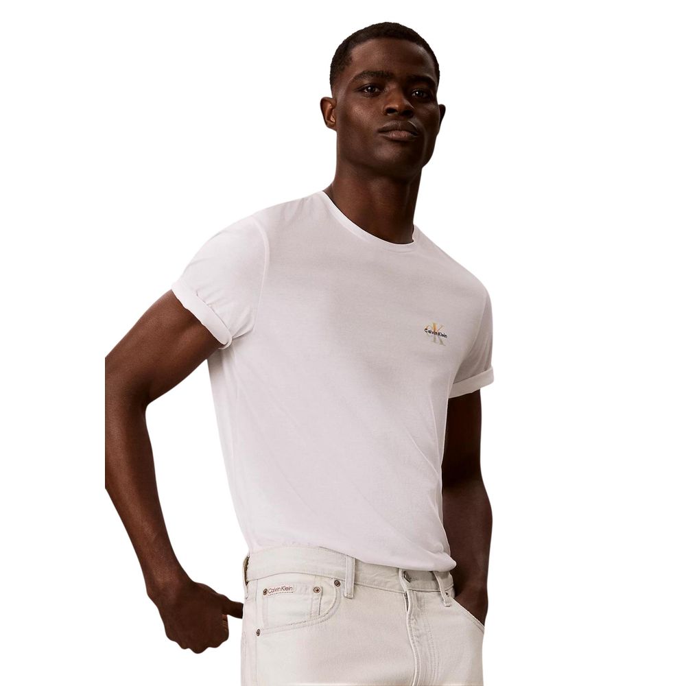 Calvin Klein Underwear White Cotton Tank Men's Tops