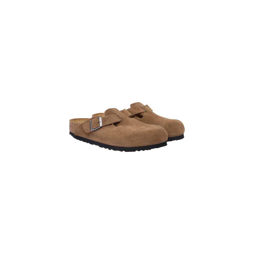 Birkenstock Brown Suede Leather Men's Clogs