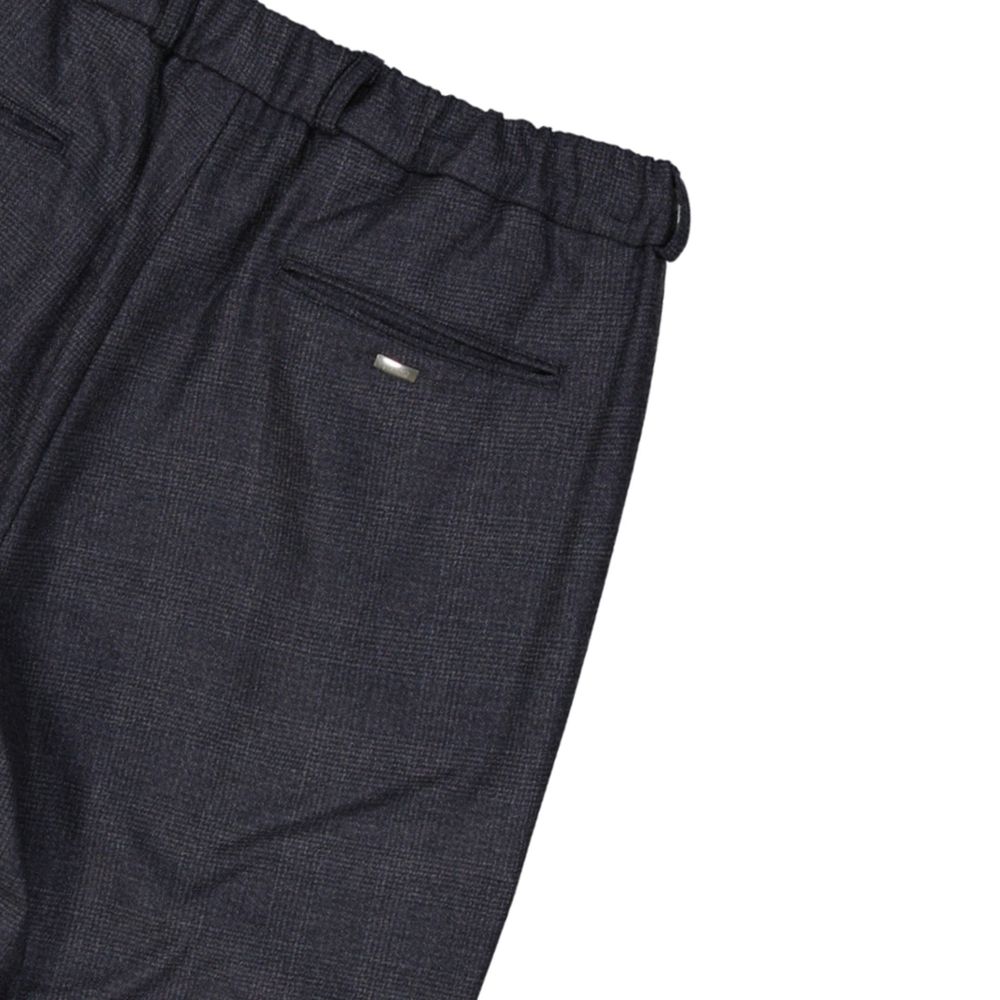 Herno Gray Virgin Wool Casual Men's Pants