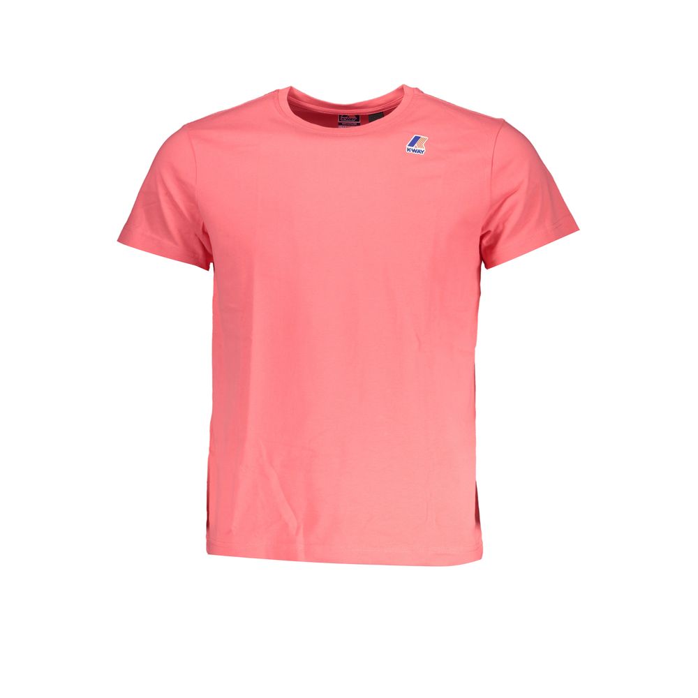 K-WAY Pink Cotton Men's Men's T-Shirt