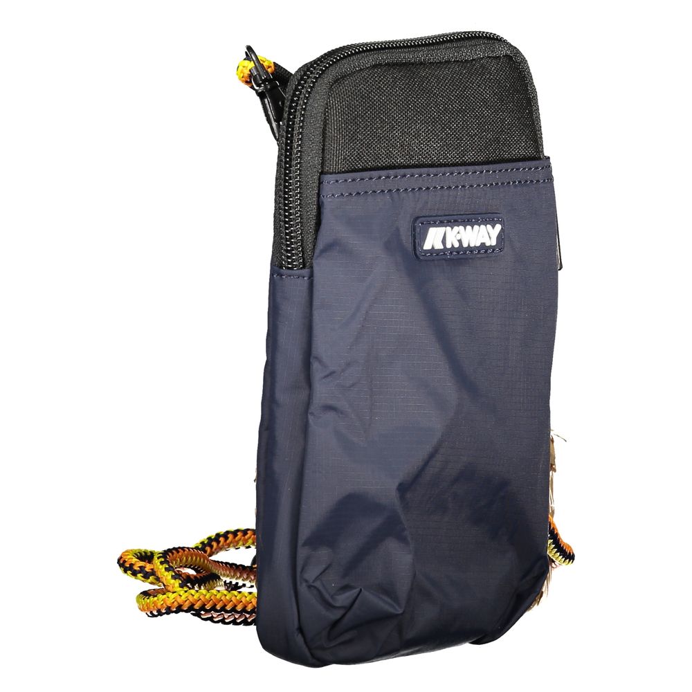 K-WAY Blu Polyester Men Shoulder Men's Bag