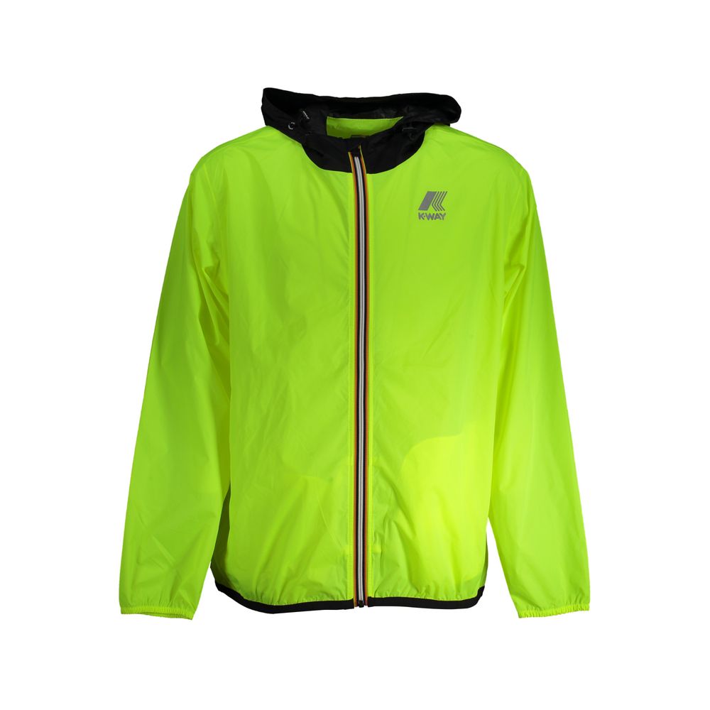 K-WAY Yellow Polyamide Men Men's Jacket