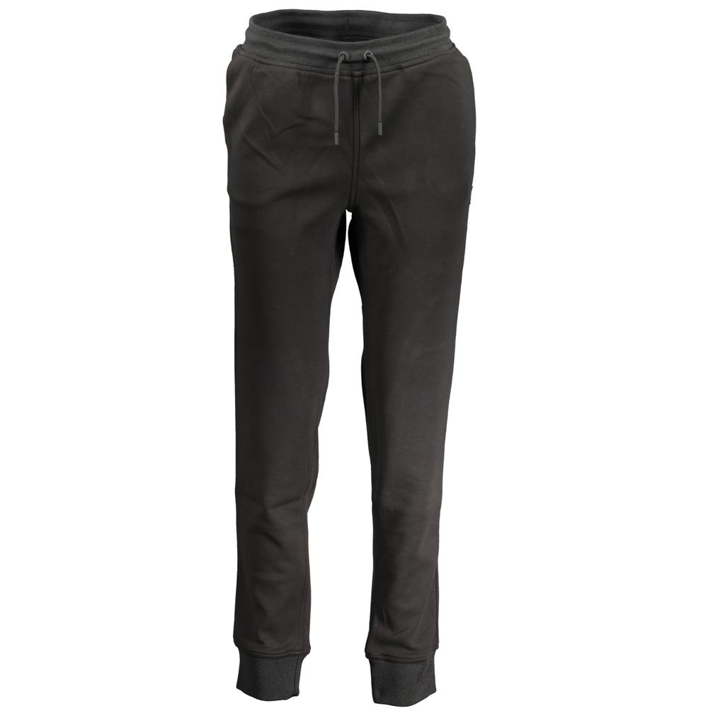 K-WAY Black Cotton Women's Track Women's Pant