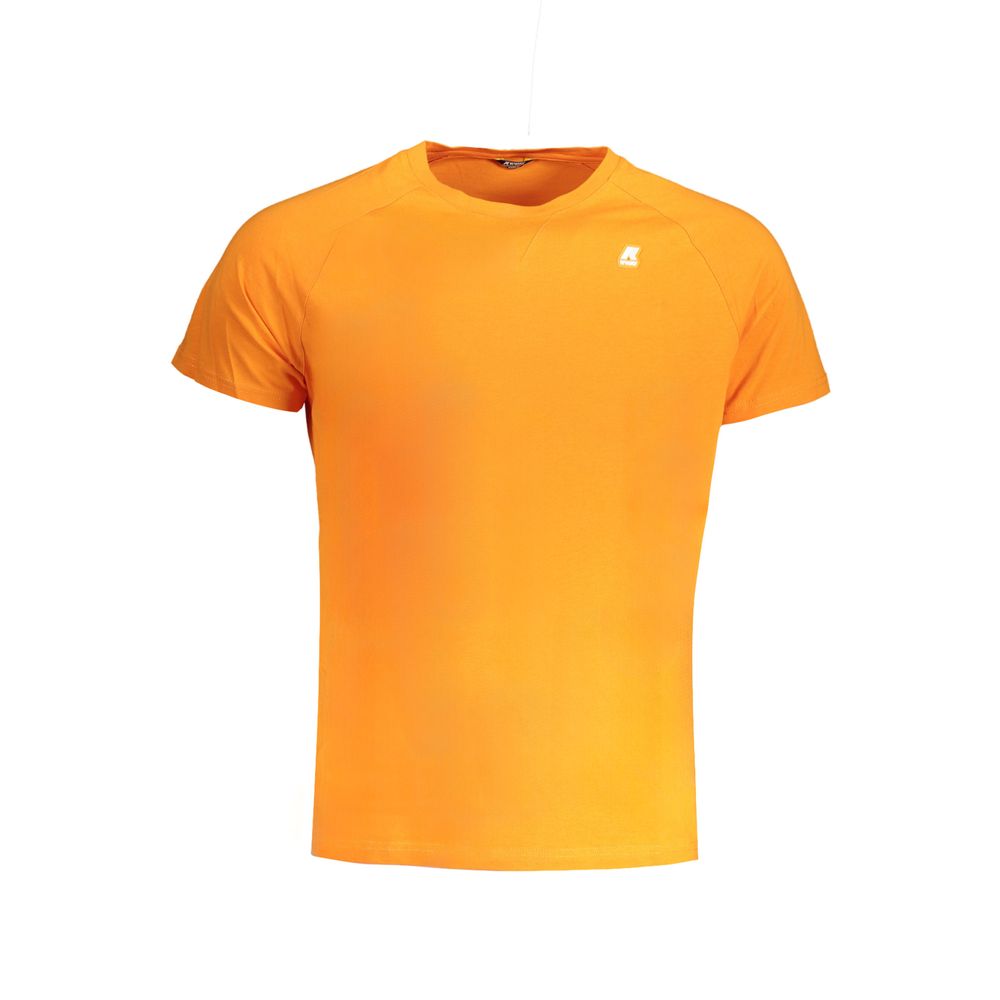 K-WAY Arancione Cotton Men Men's T-Shirt