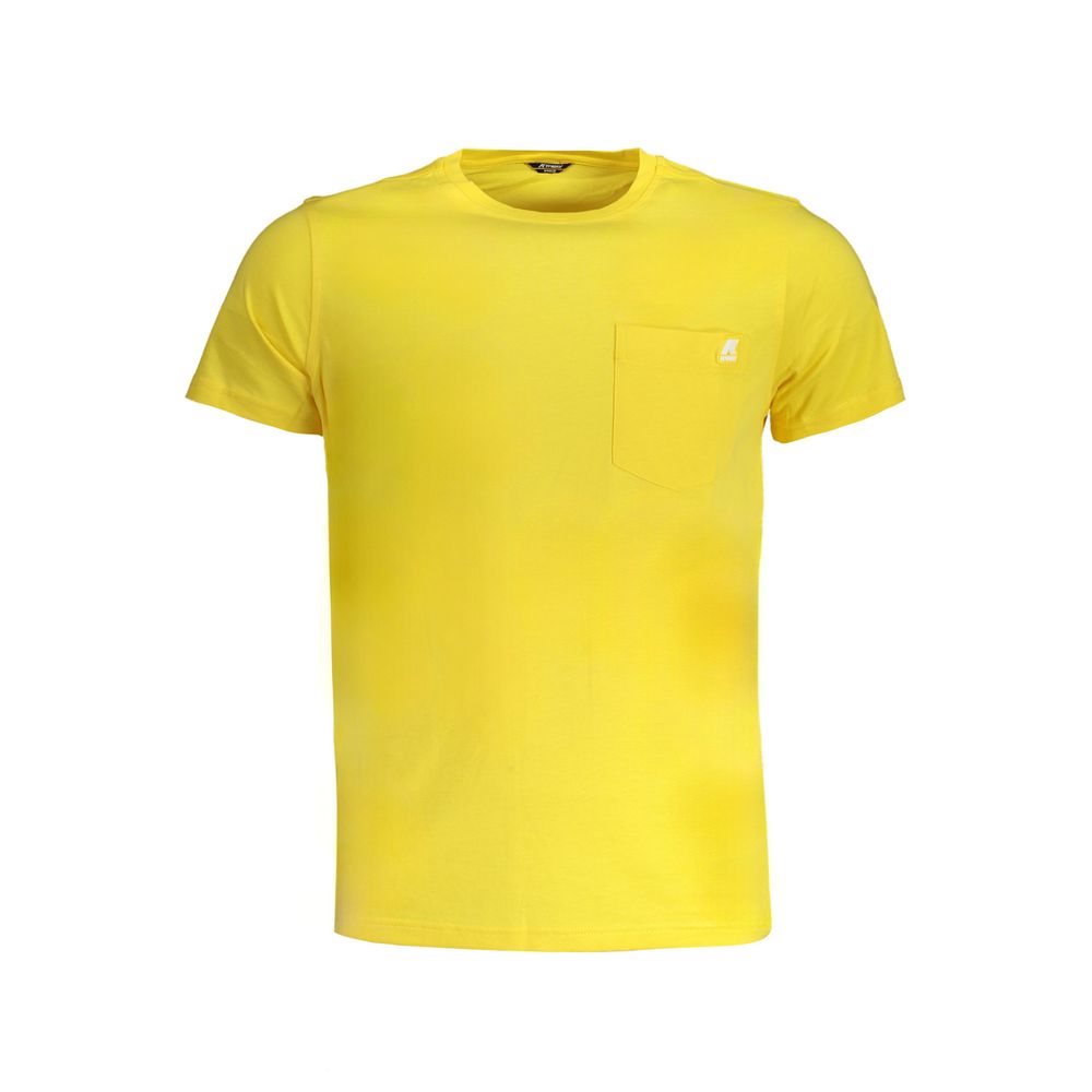 K-WAY Giallo Cotton Men Men's T-Shirt
