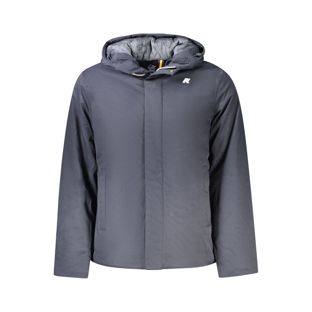 K-WAY Blue Polyester Men's Men's Jacket