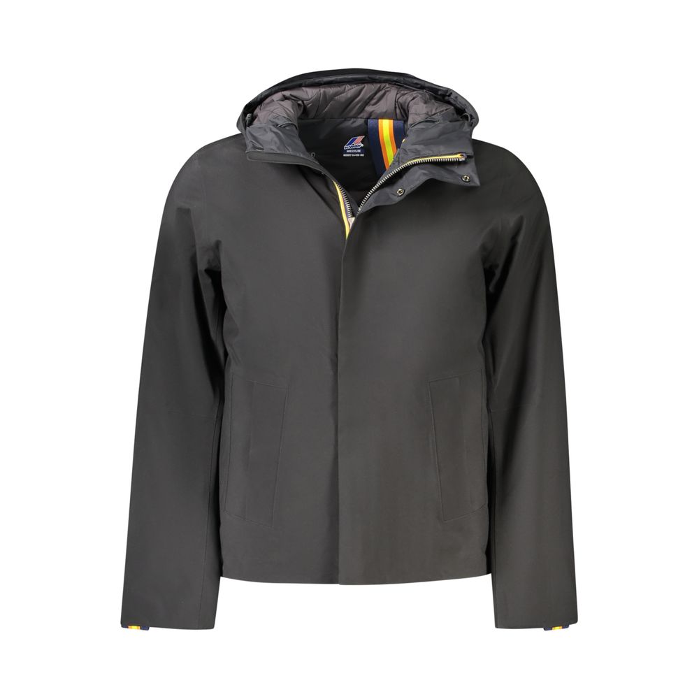 K-WAY Black Polyester Men Men's Jacket