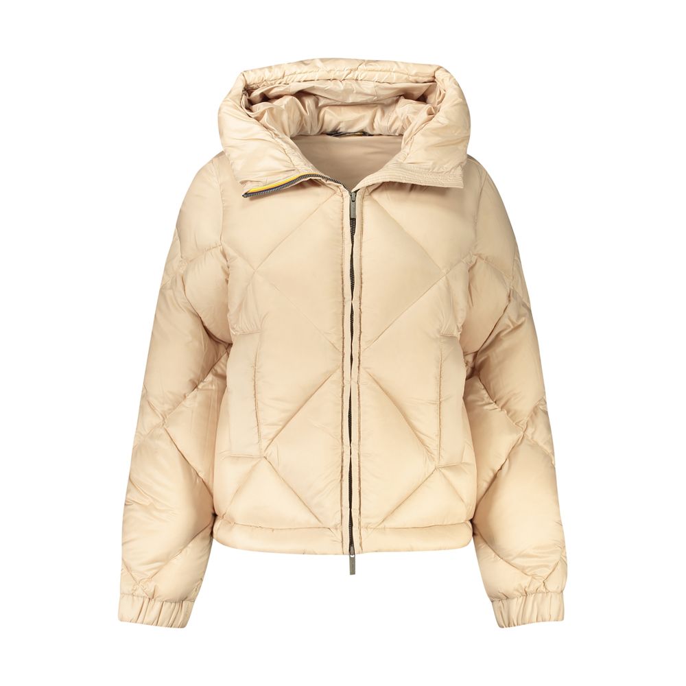 K-WAY Beige Polyester Women Women's Jacket
