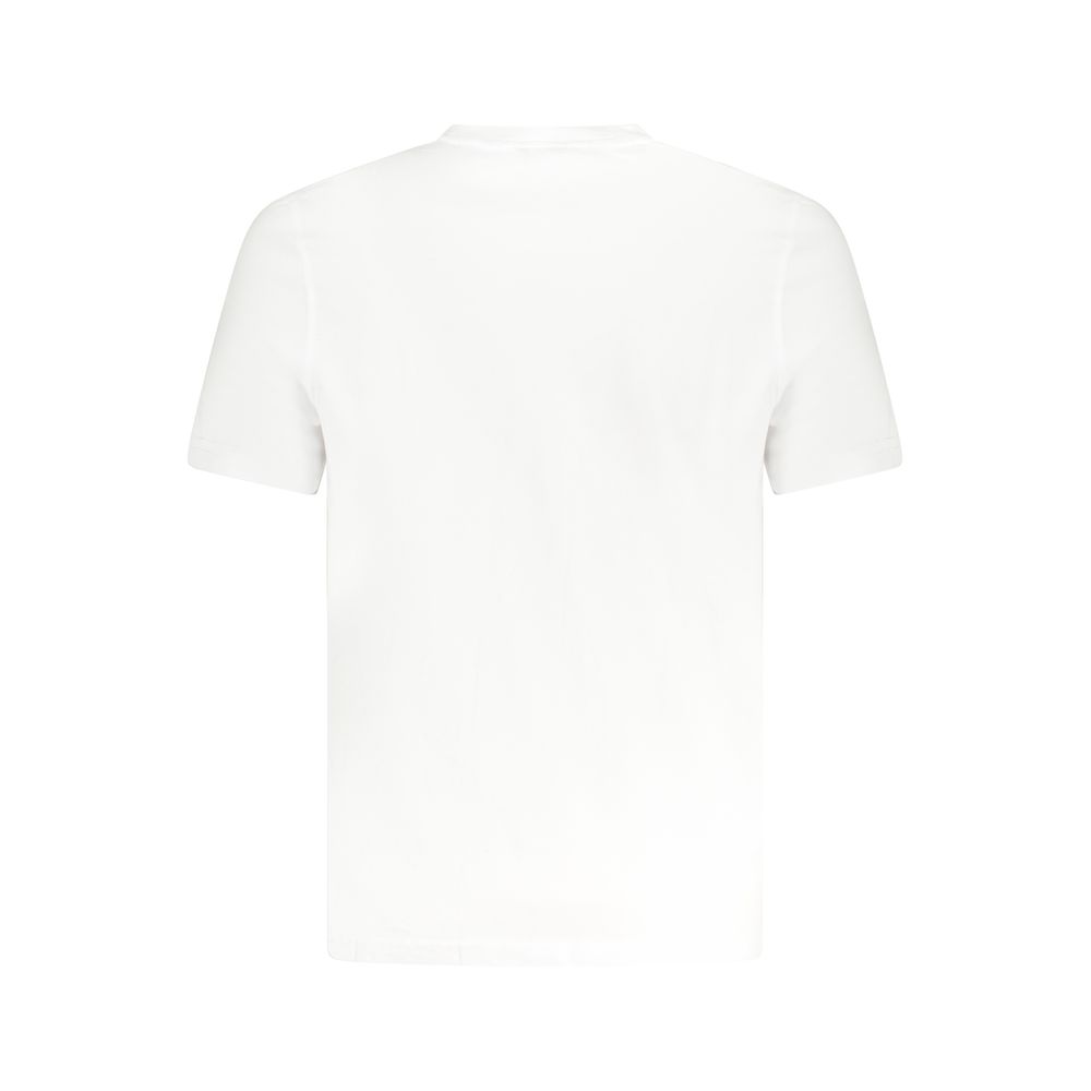 K-WAY White Cotton Men Men's T-Shirt