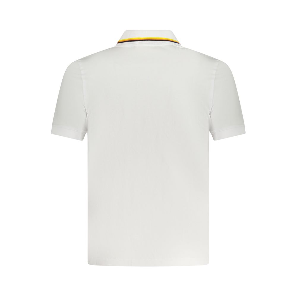 K-WAY White Cotton Men Polo Men's Shirt