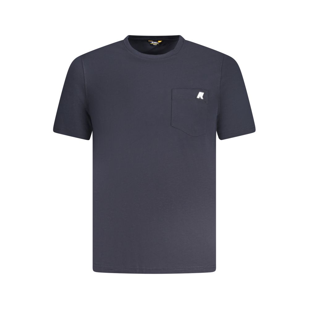 K-WAY Blu Cotton Men Men's T-Shirt