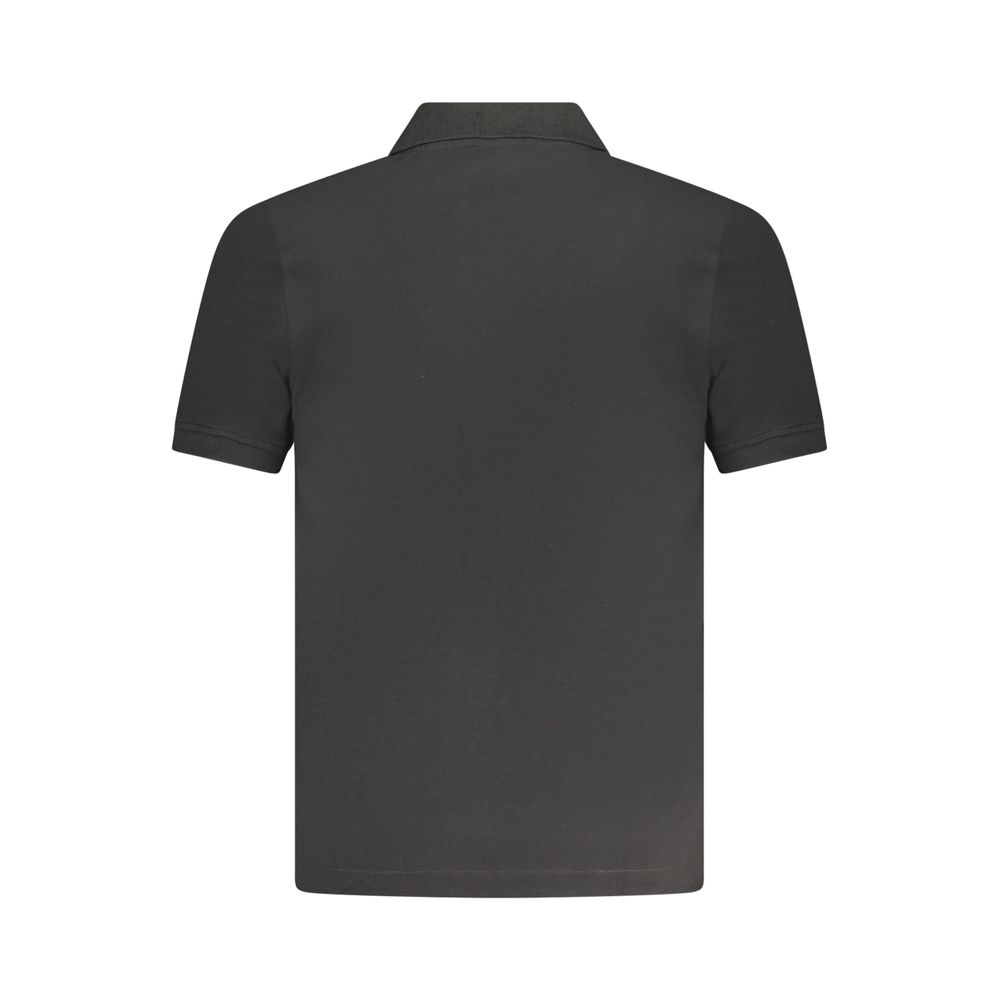 K-WAY Black Cotton Men's Polo Men's Shirt