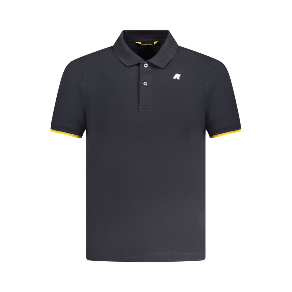 K-WAY Blue Cotton Men Men's Polo