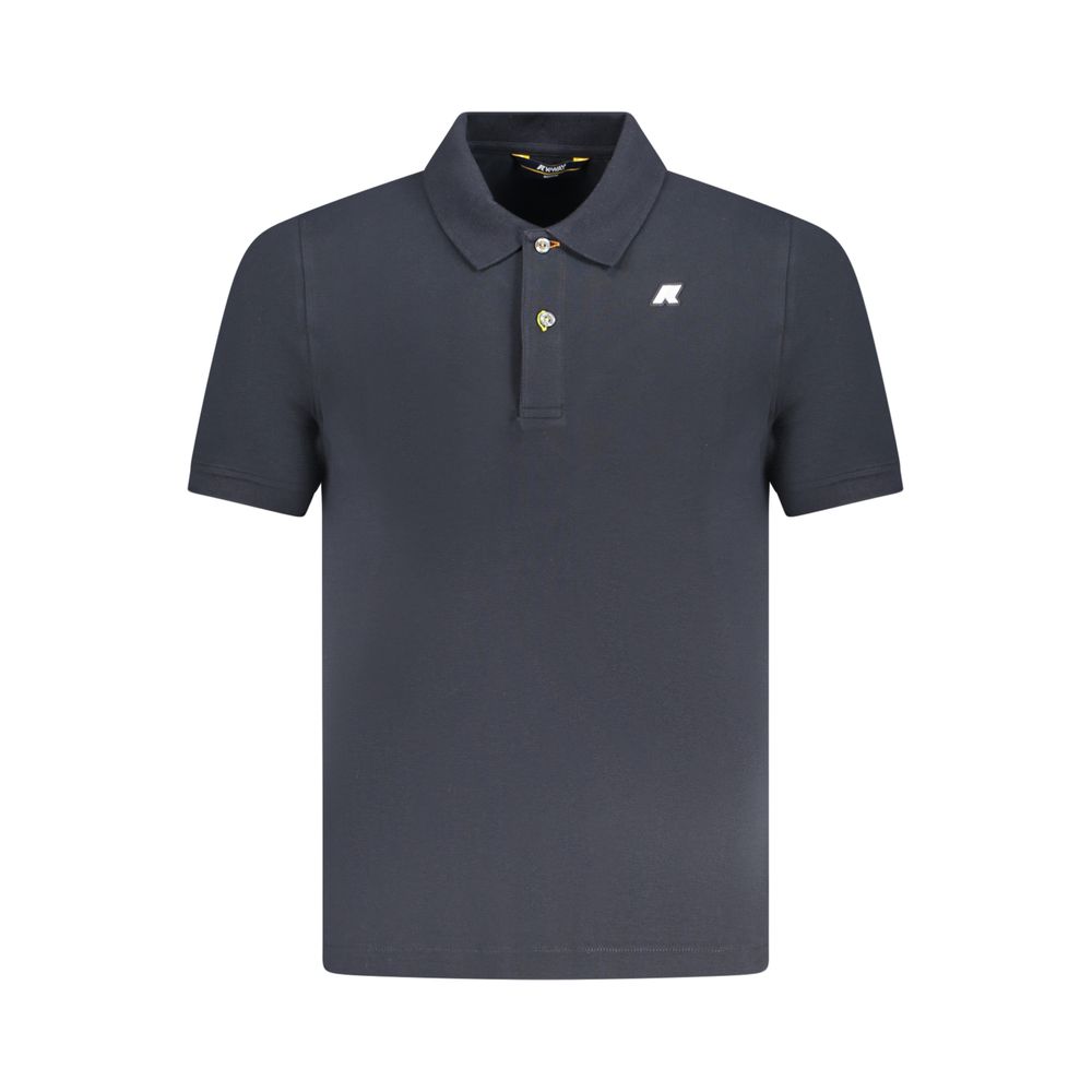 K-WAY Blue Cotton Men Men's Polo