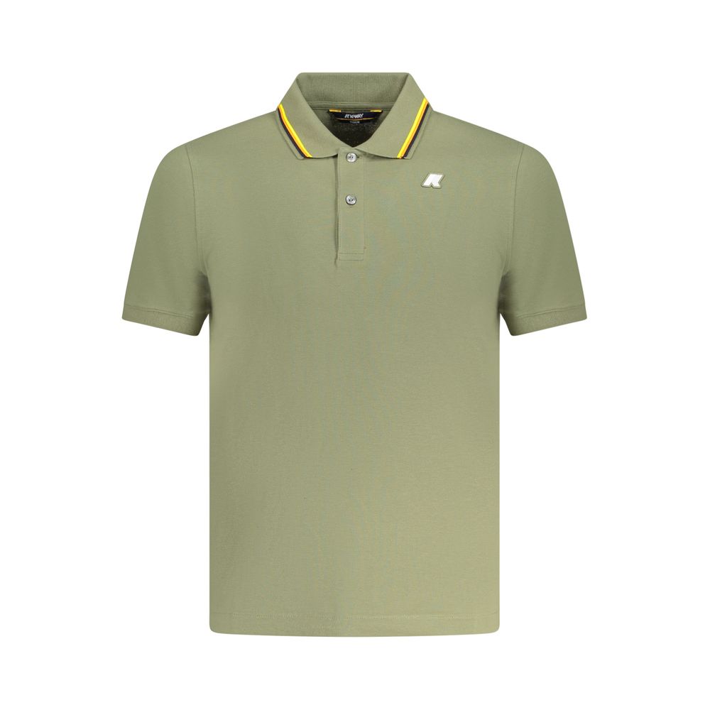 K-WAY Verde Cotton Men Men's Polo